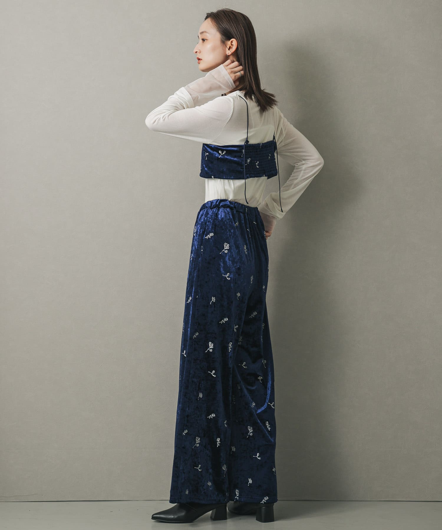 身長：169cm サイズ：one