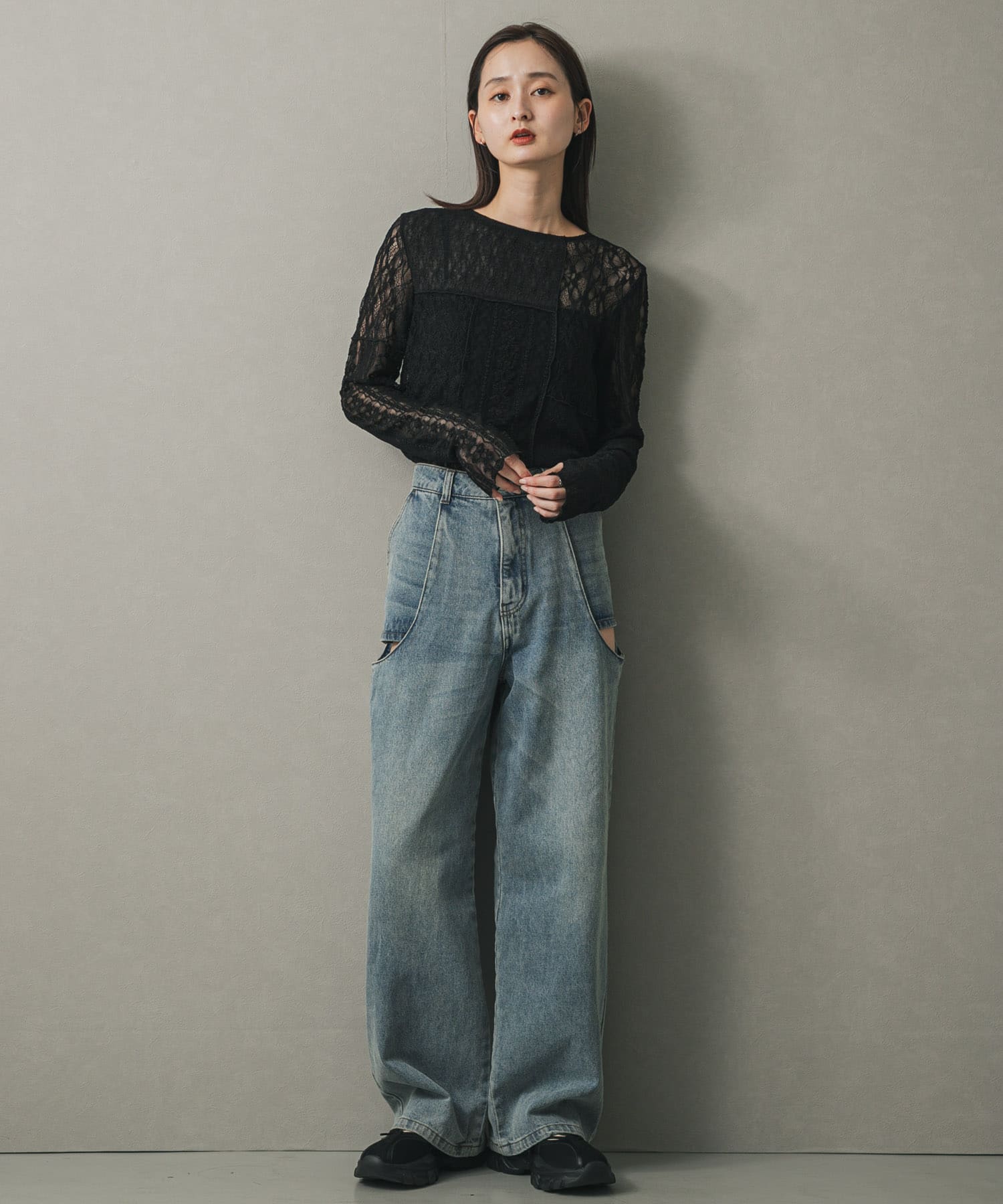 身長：169cm サイズ：L