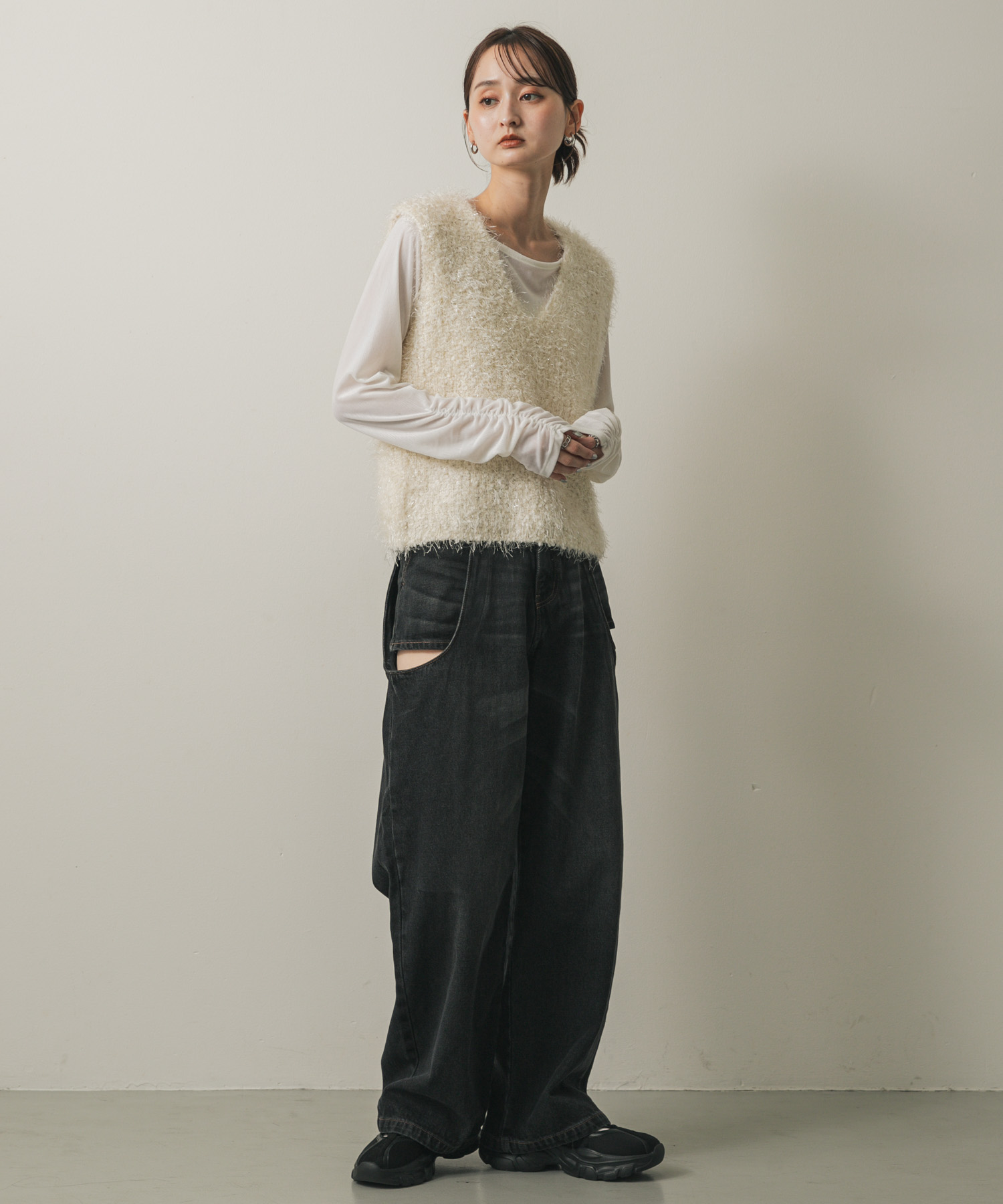 身長：169cm サイズ：L