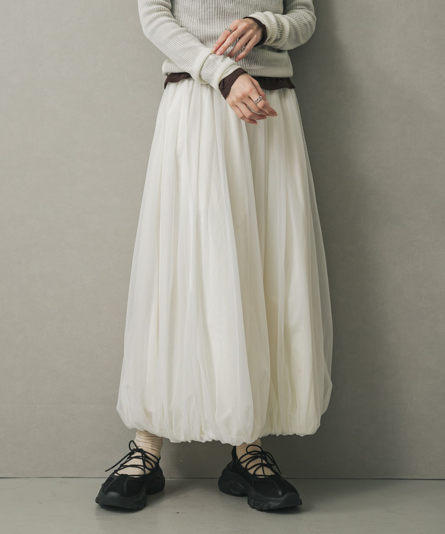 身長：169cm サイズ：one