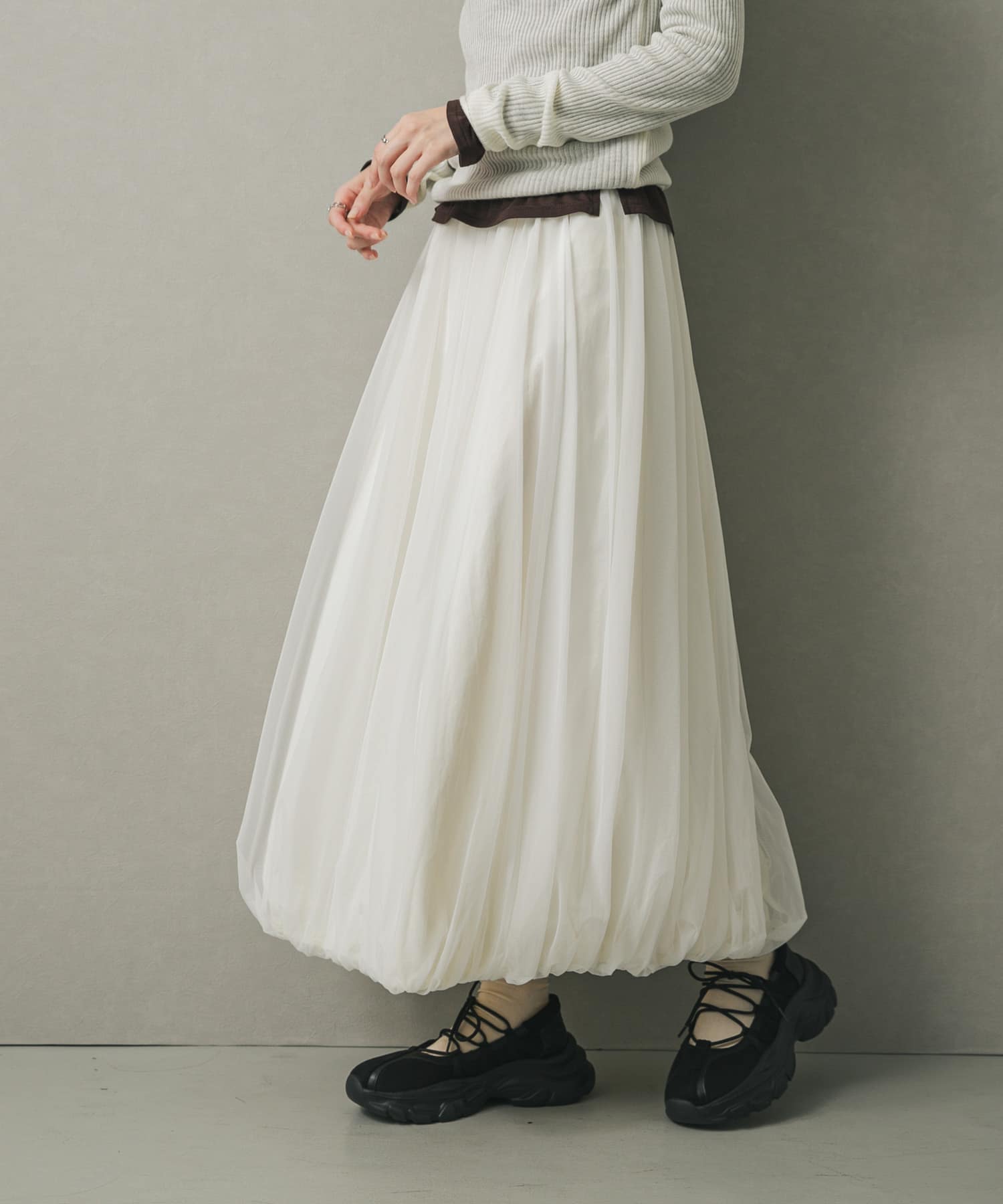 身長：169cm サイズ：one
