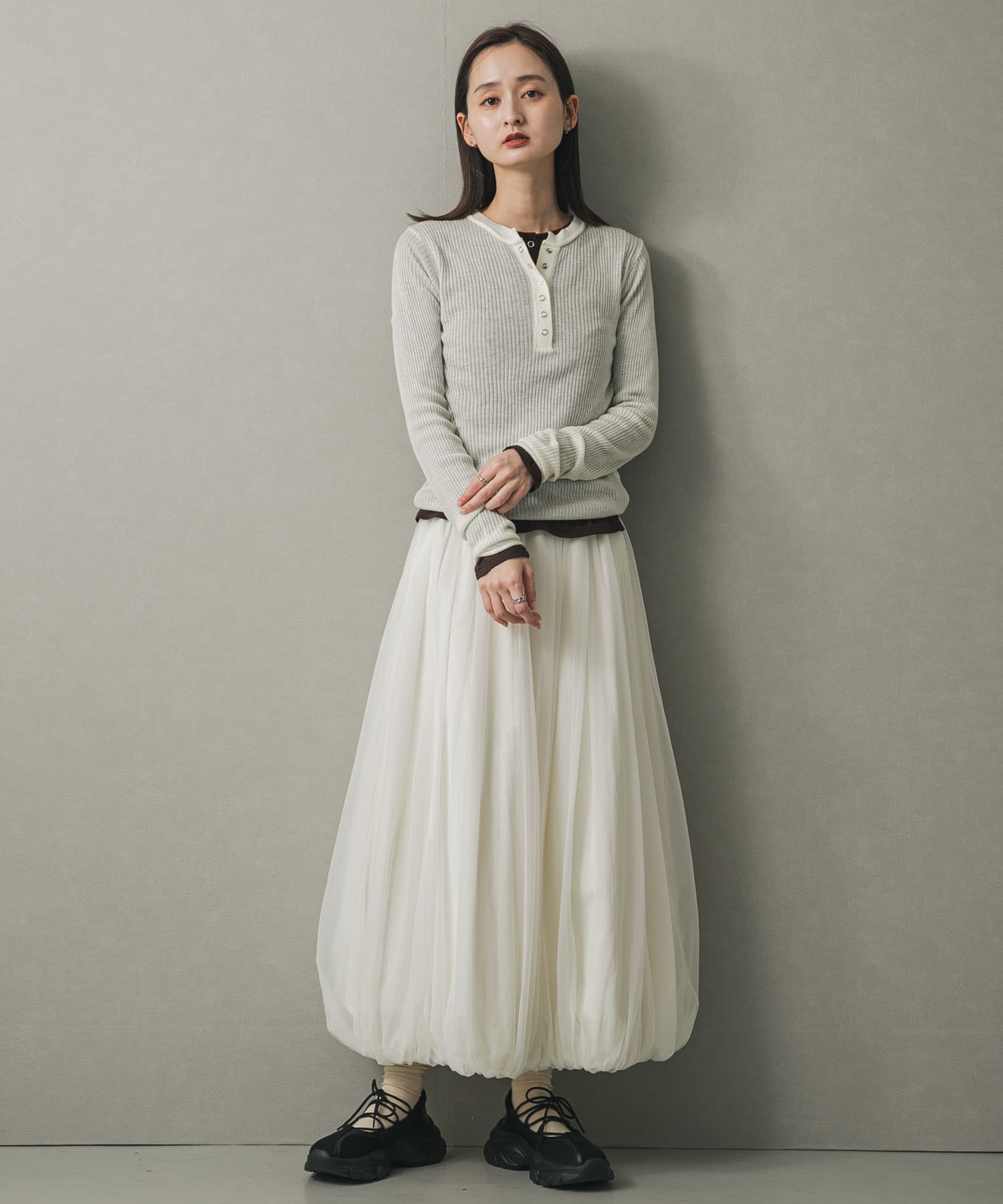 身長：169cm サイズ：one