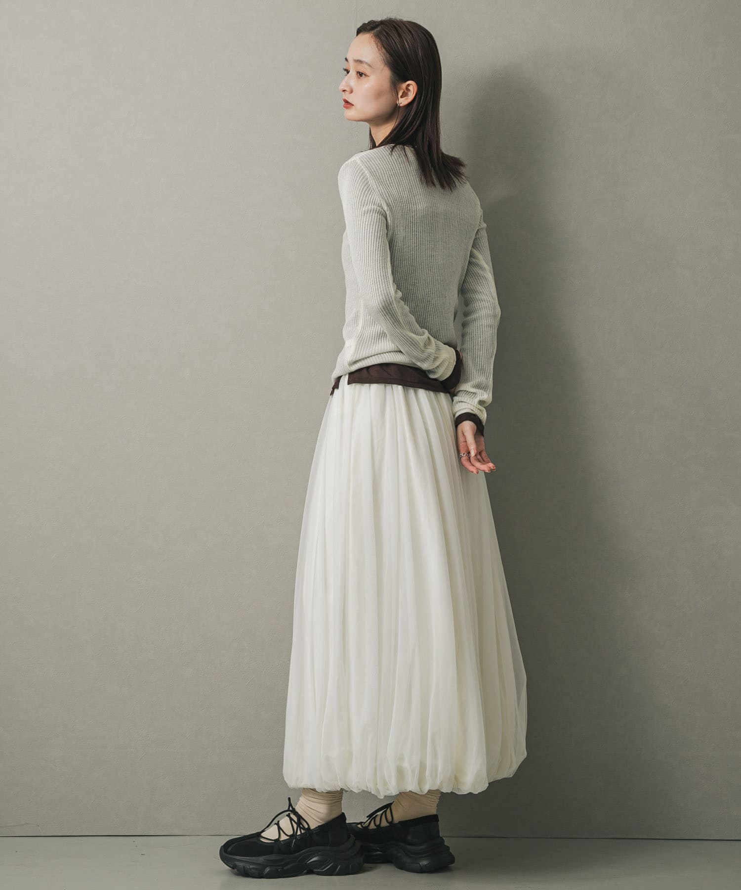 身長：169cm サイズ：one
