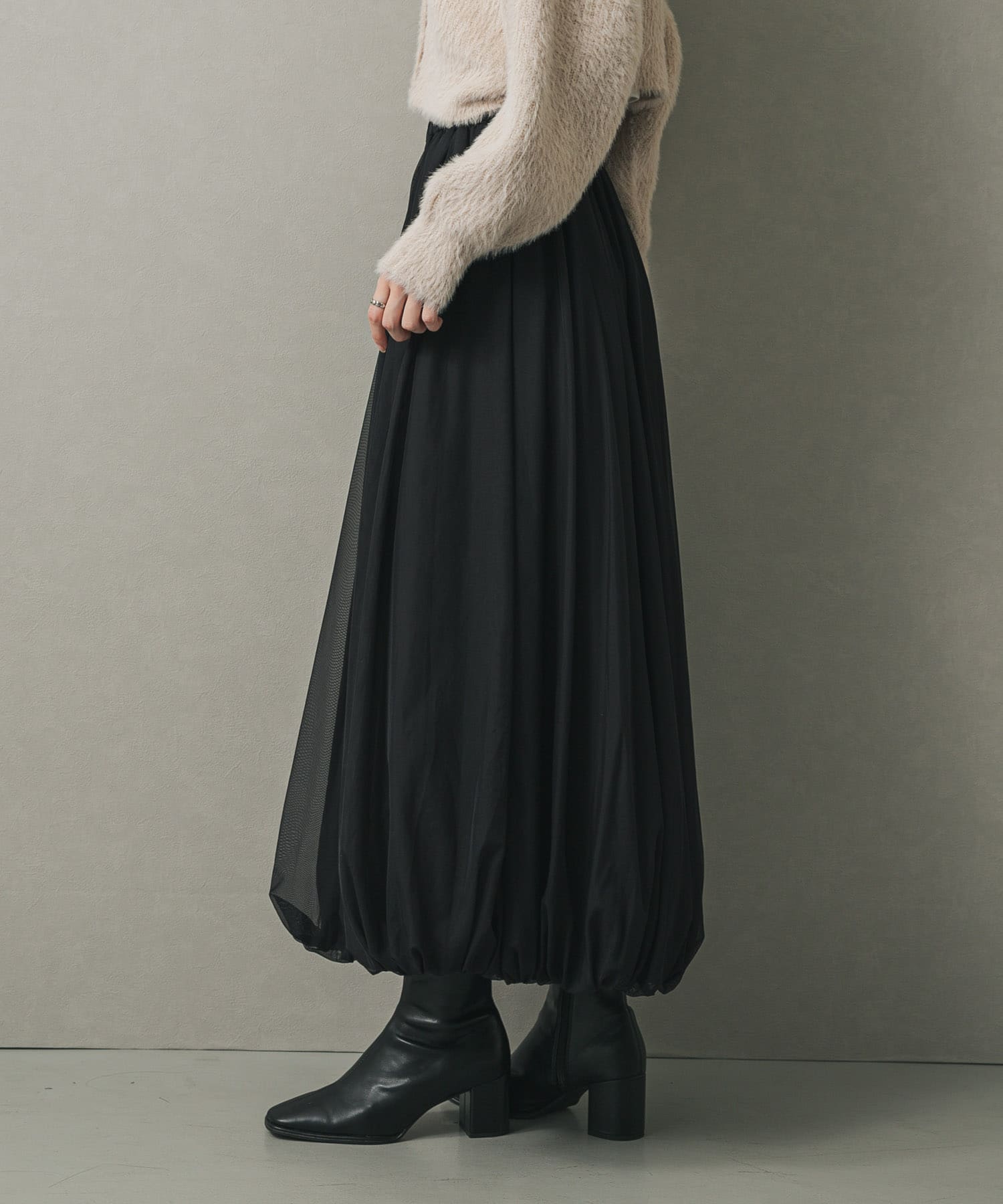 身長：169cm サイズ：one