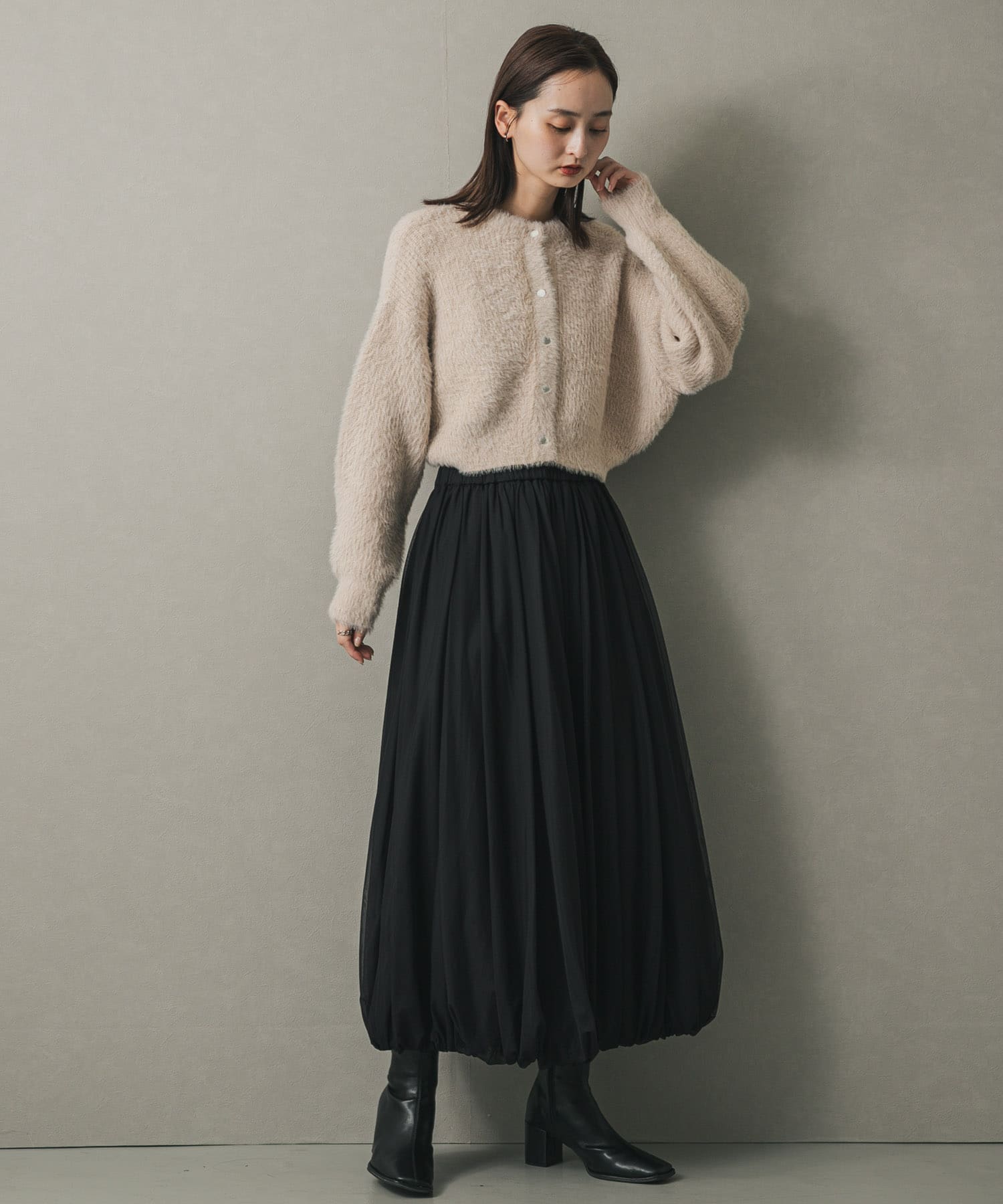 身長：169cm サイズ：one
