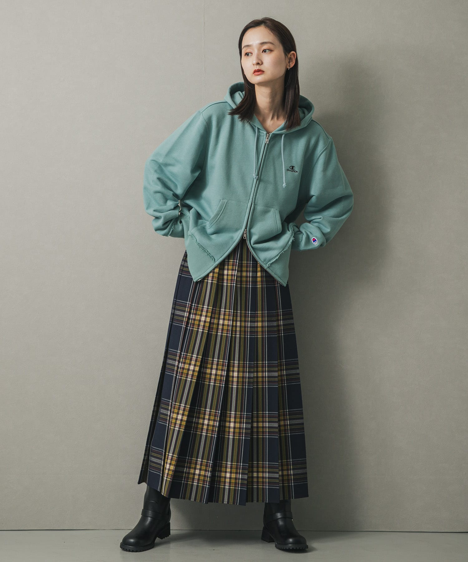 身長：169cm サイズ：one