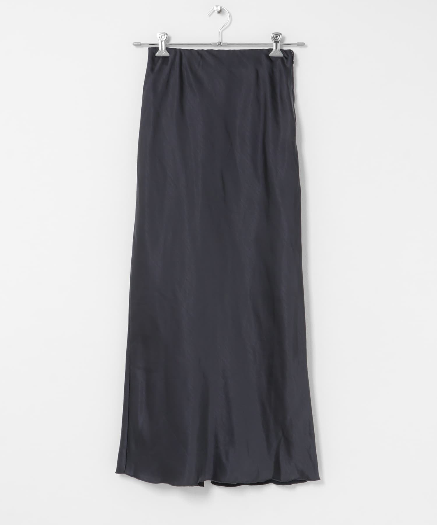 サテンアイラインスカート CHARCOAL S