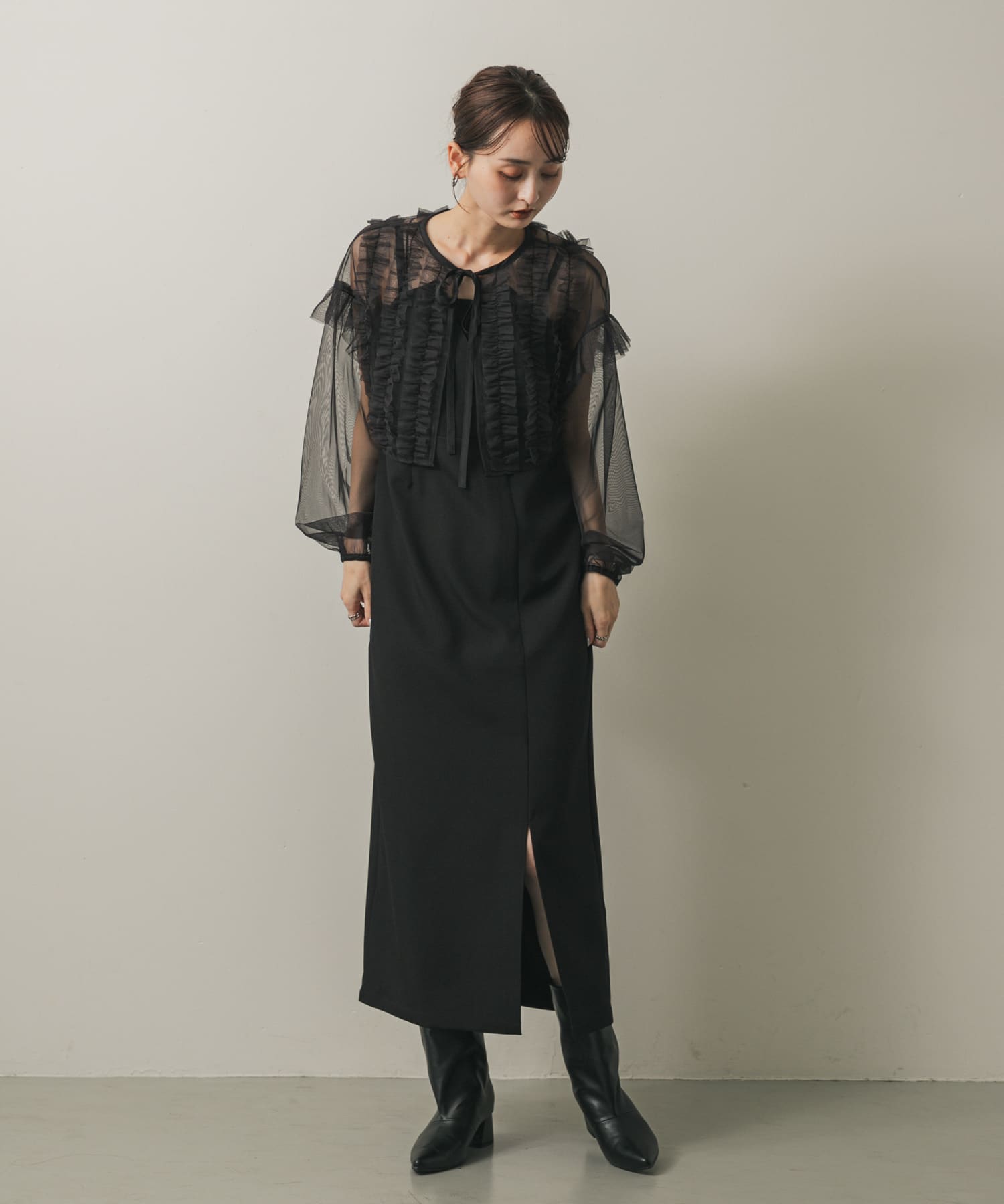 2Pチュールボレロセットキャミワンピース