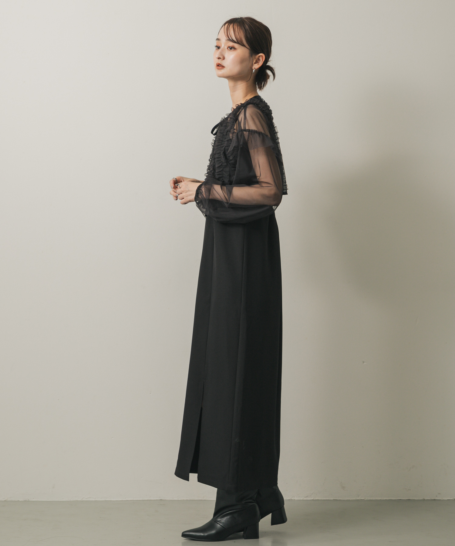 身長：169cm サイズ：one