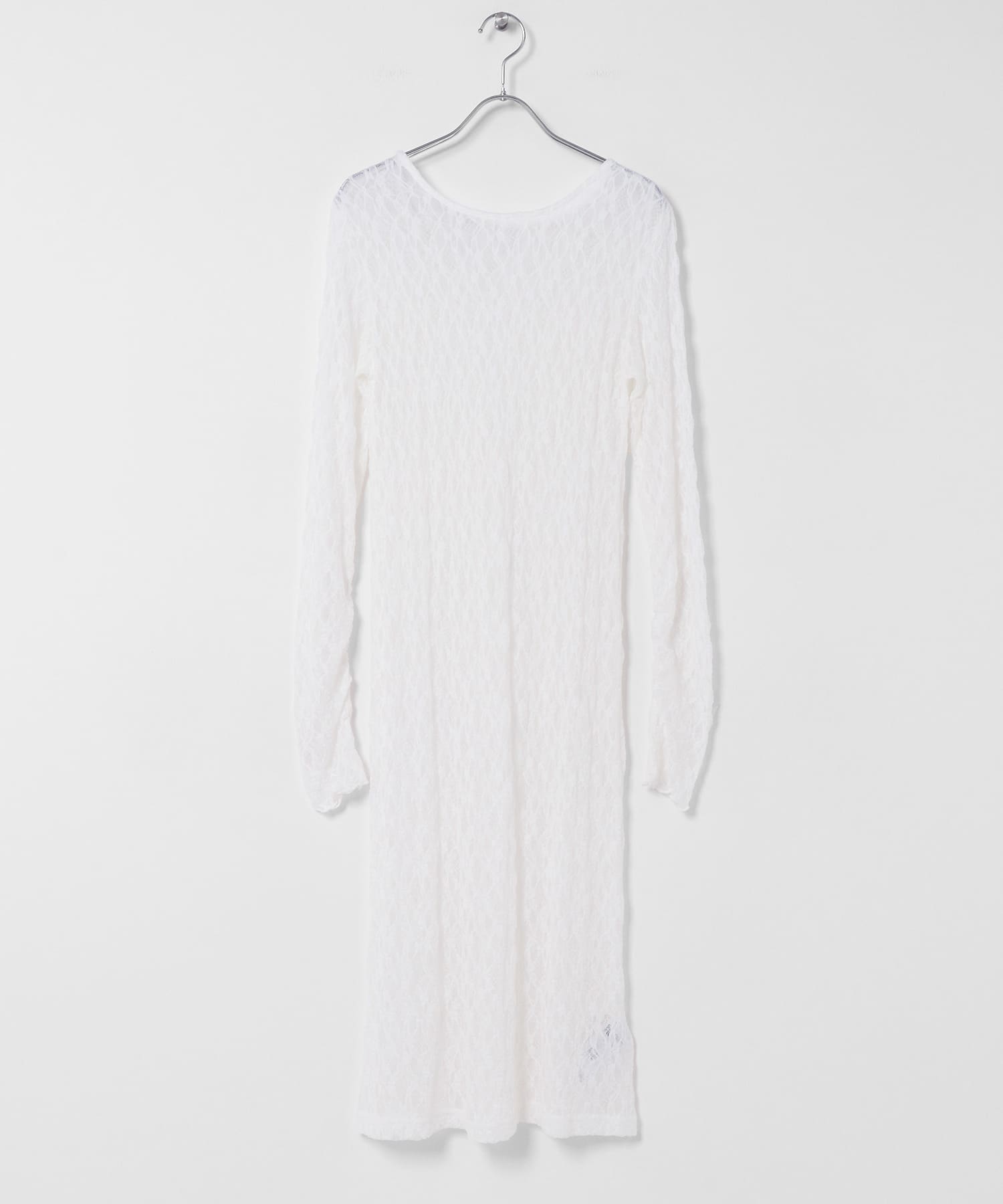 バックオープンレイヤードレースワンピース OFF WHITE one