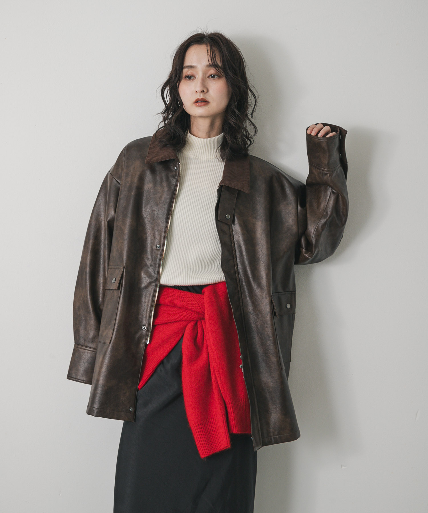 身長：169cm サイズ：one