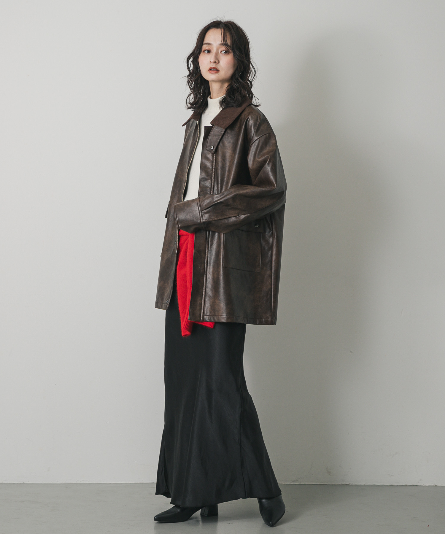身長：169cm サイズ：one