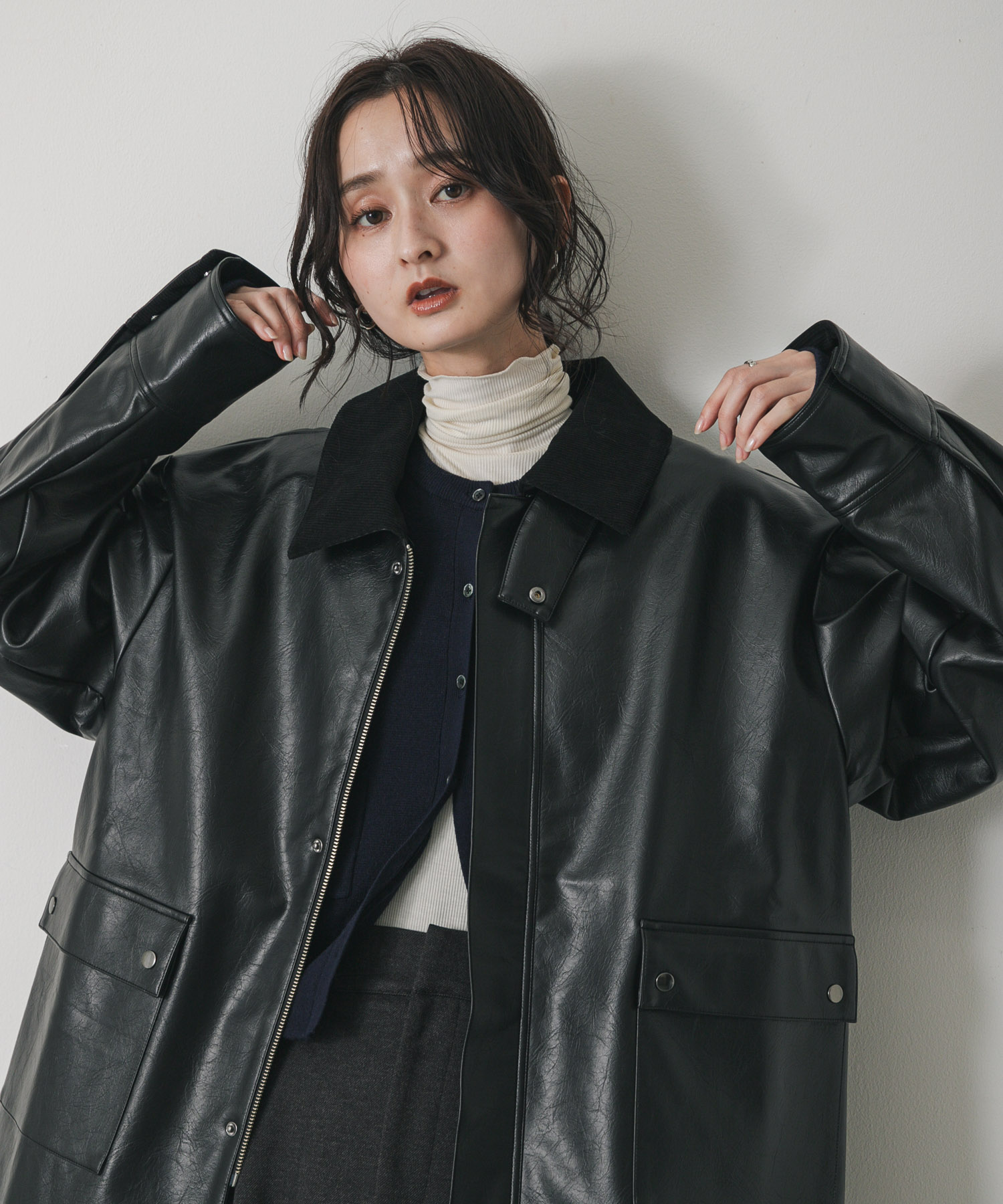 身長：169cm サイズ：one