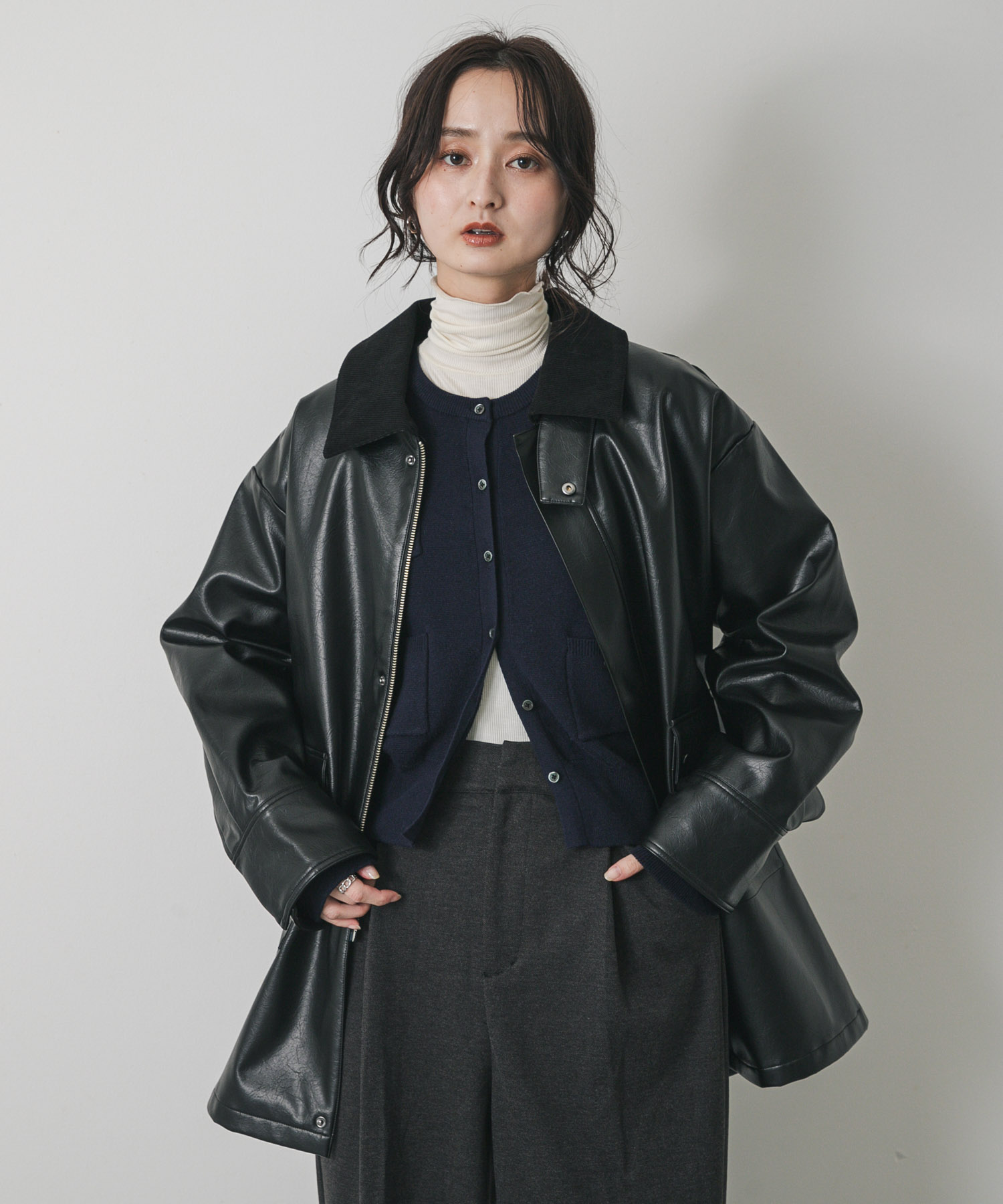 身長：169cm サイズ：one