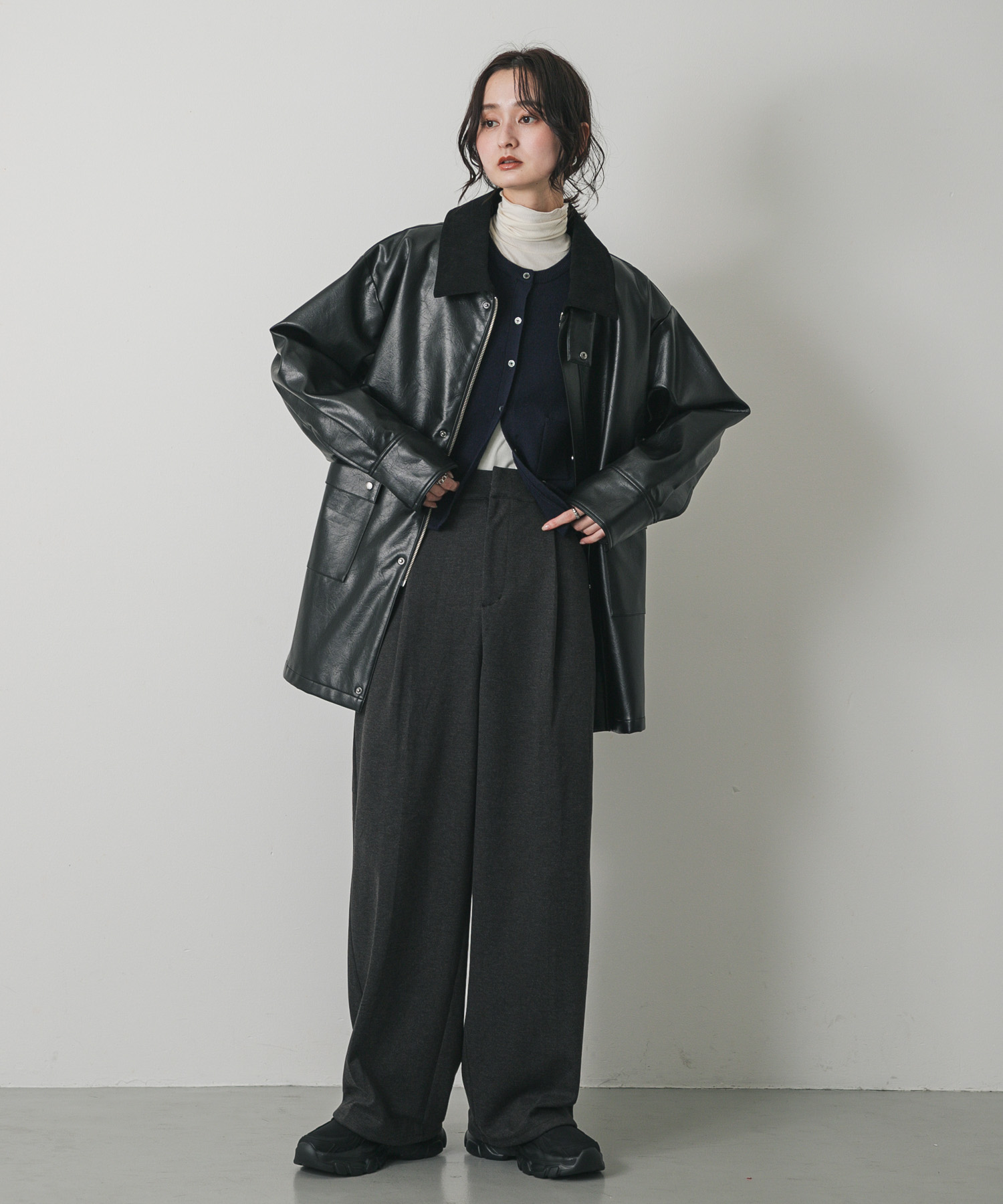 身長：169cm サイズ：one