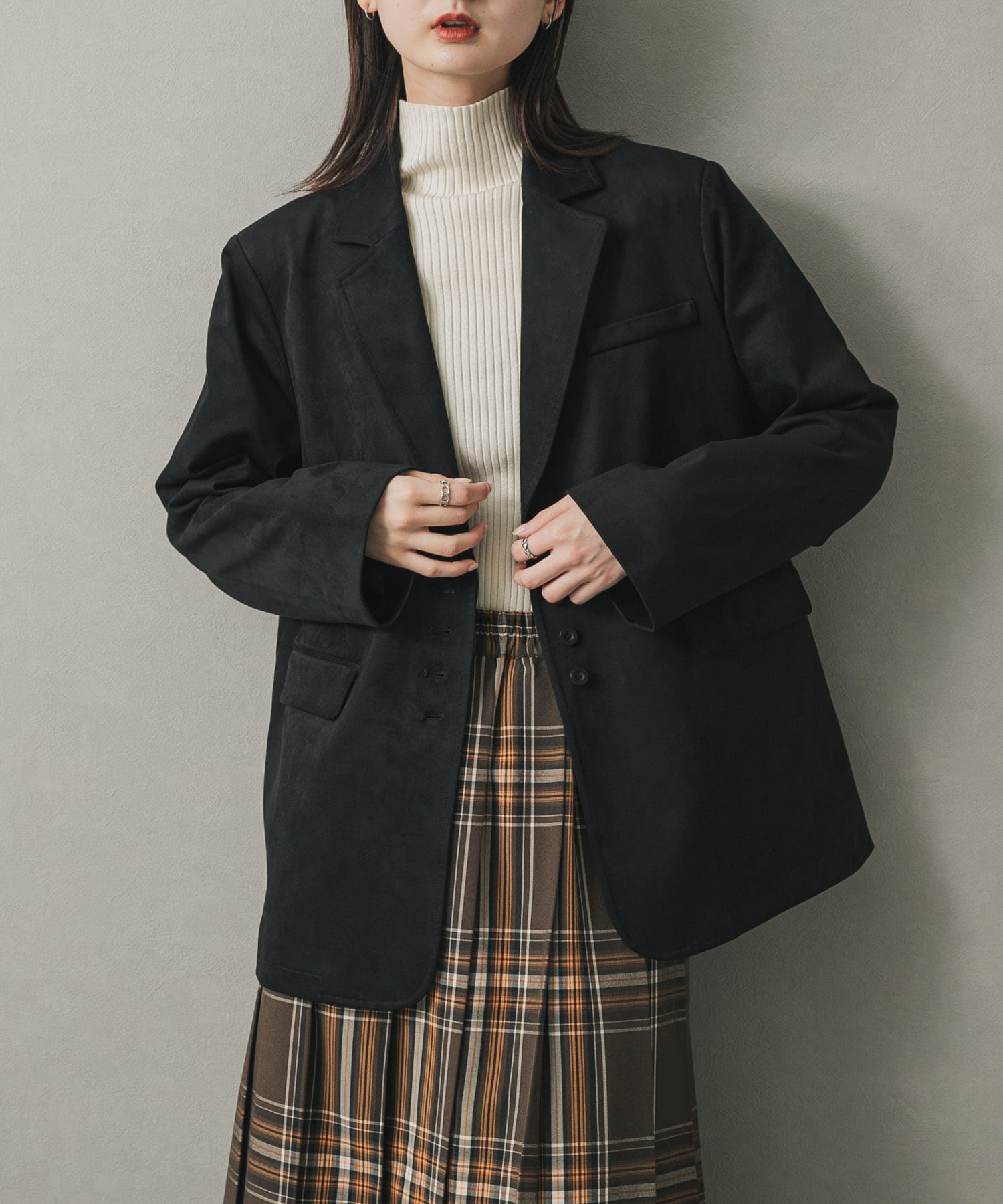 身長：169cm サイズ：one