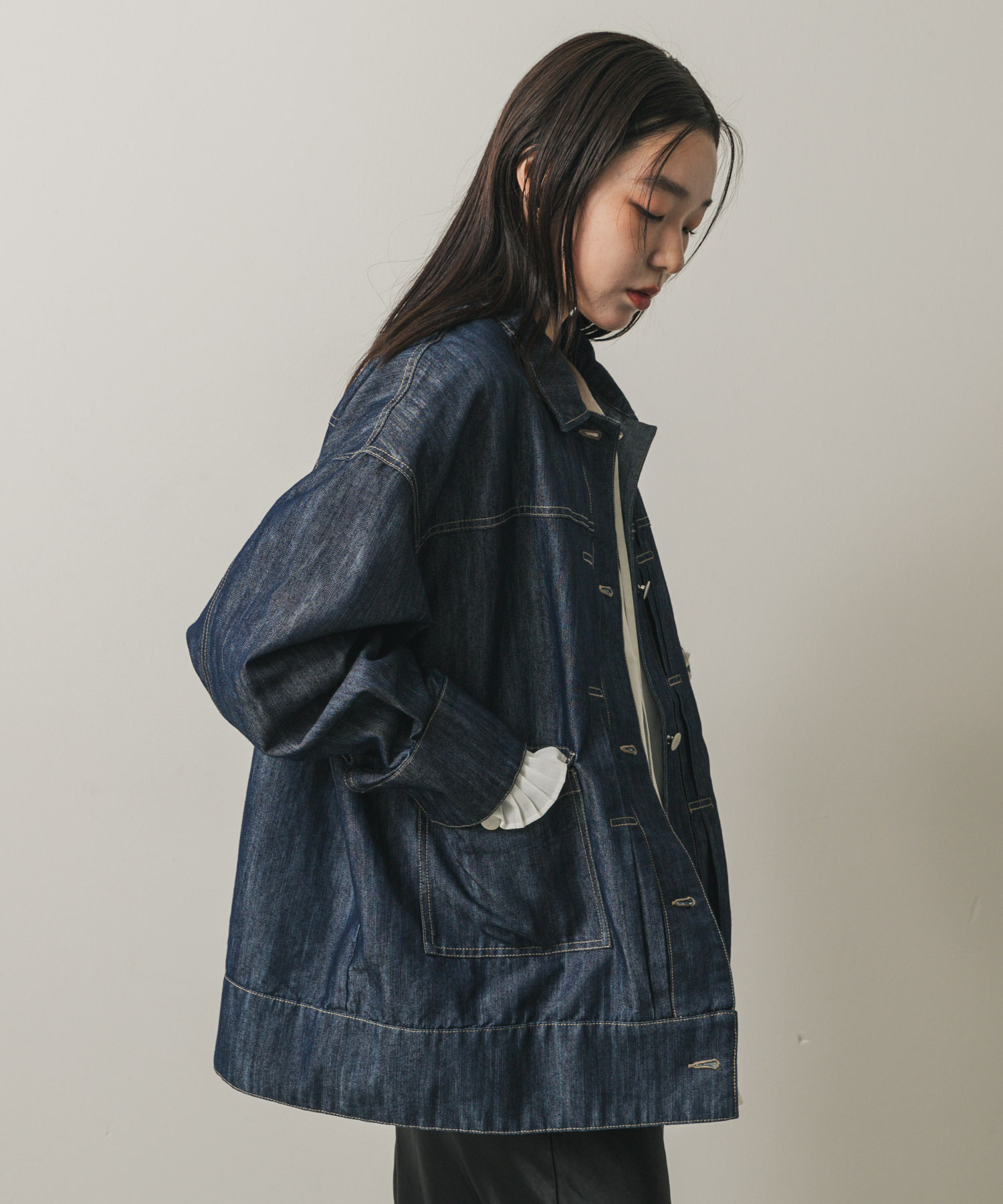 身長：158cm サイズ：one