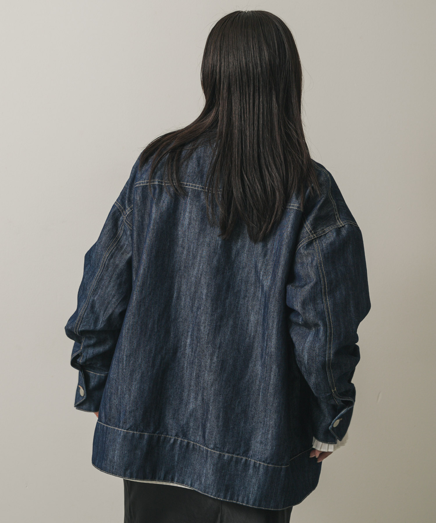 身長：158cm サイズ：one