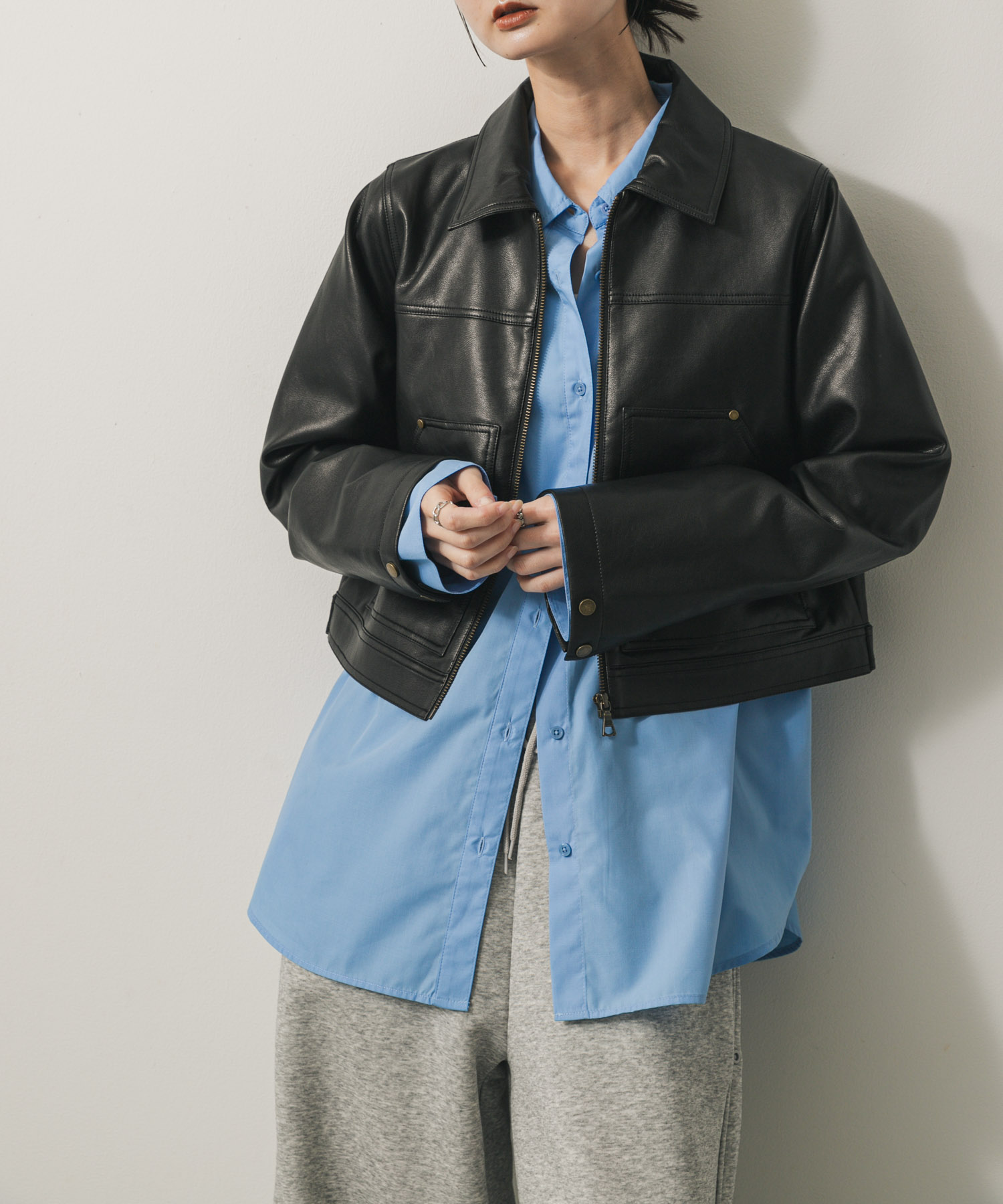 身長：169cm サイズ：one
