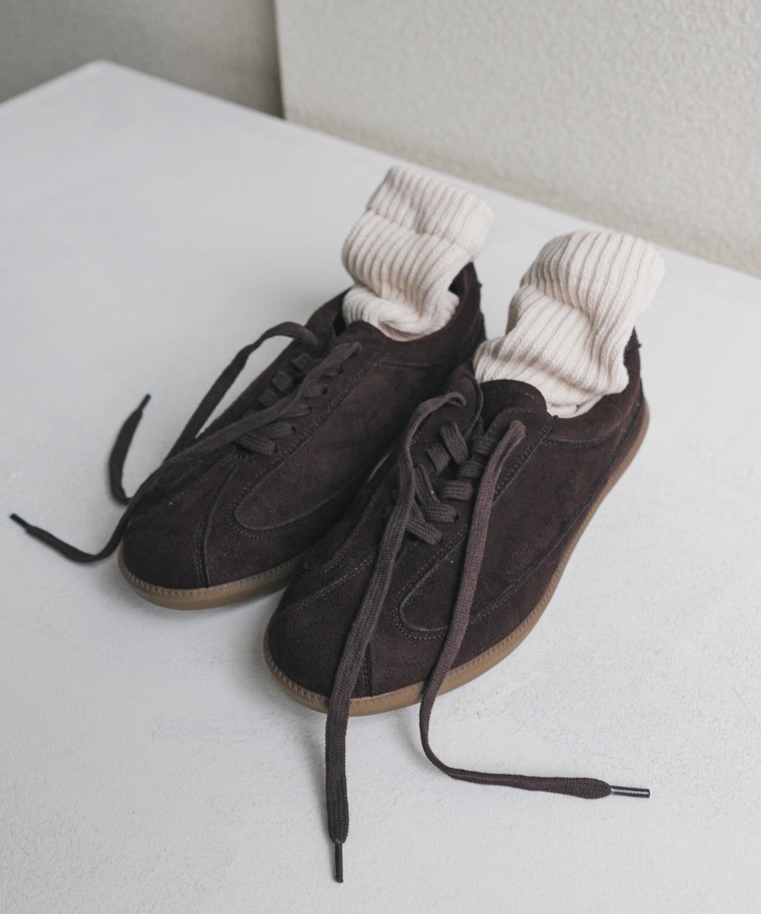 ジャーマントレーナースニーカー BROWN S