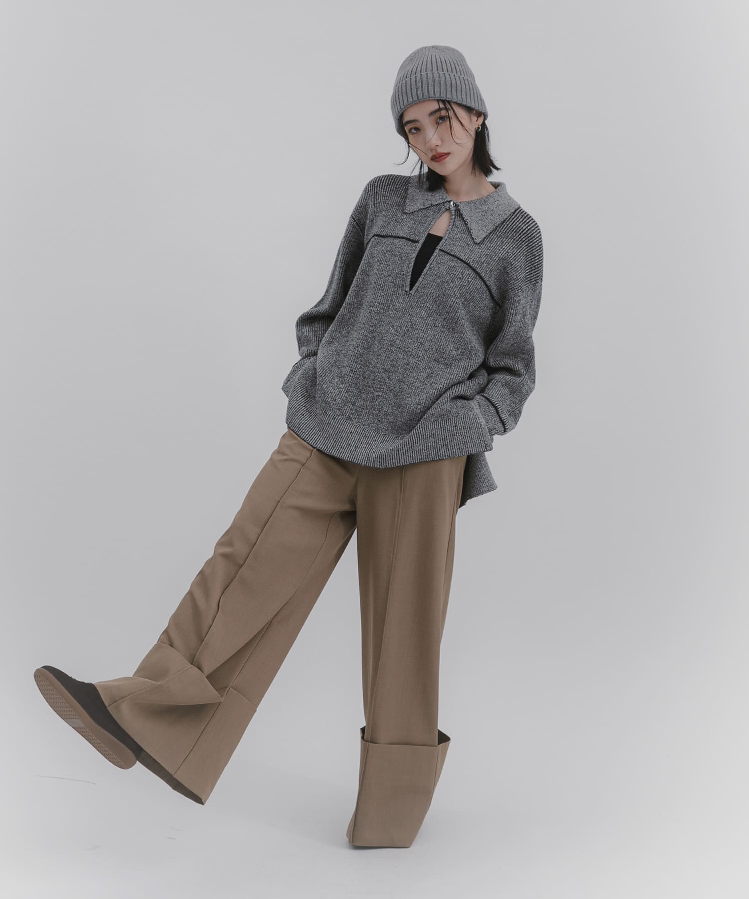 ジャーマントレーナースニーカー BROWN S
