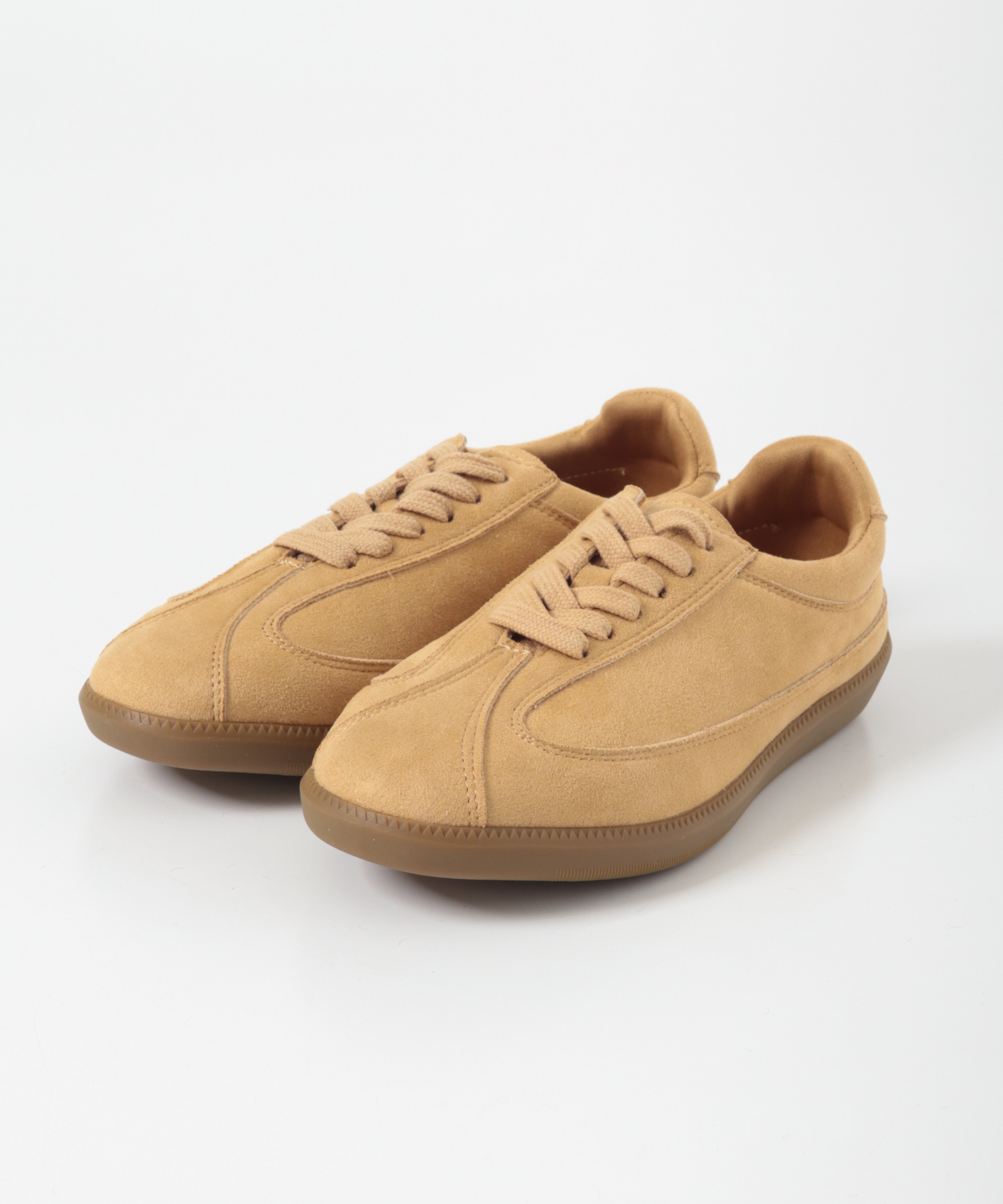 ジャーマントレーナースニーカー CAMEL S