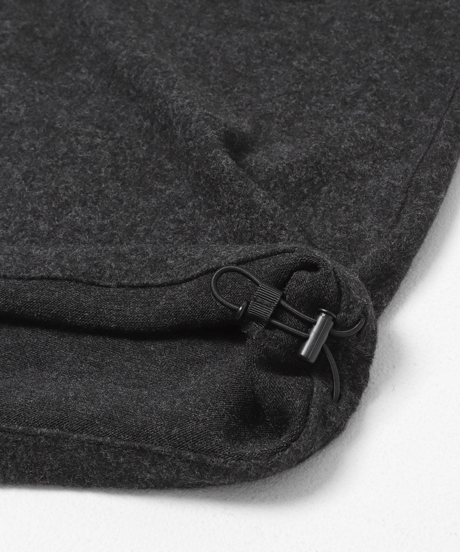 ウールジャージハーフZIP CHARCOAL M