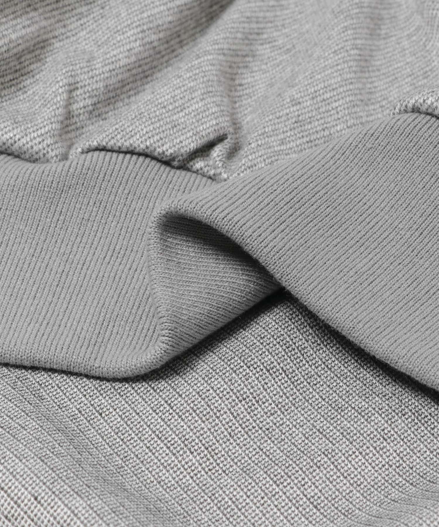 ライトカットメルトンVネックプルオーバー GRAY M