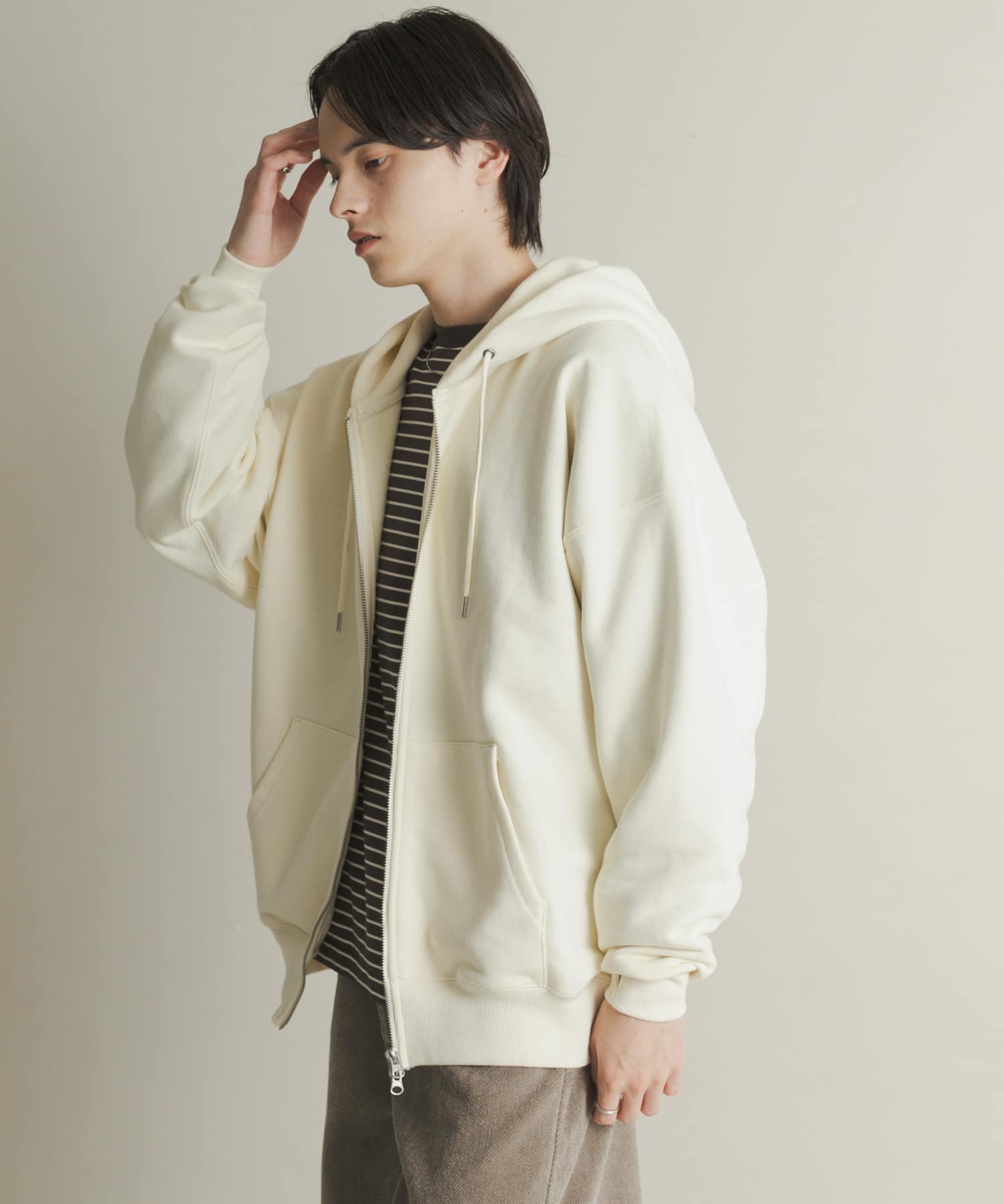 『ユニセックス』Wジップパーカー