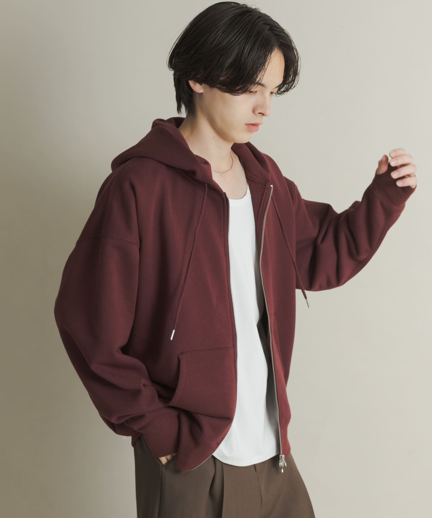 身長：173cm サイズ：L