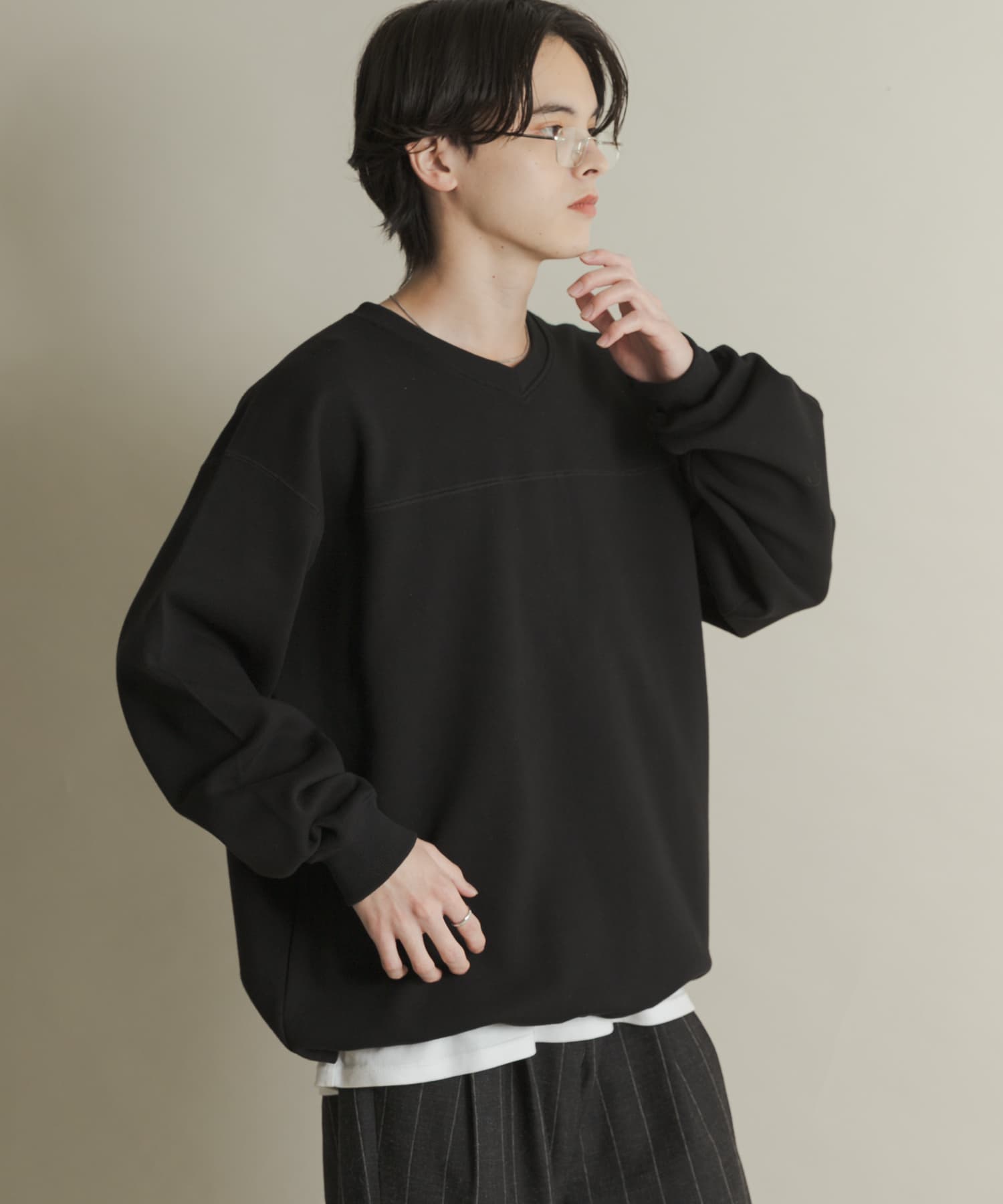 身長：173cm サイズ：L