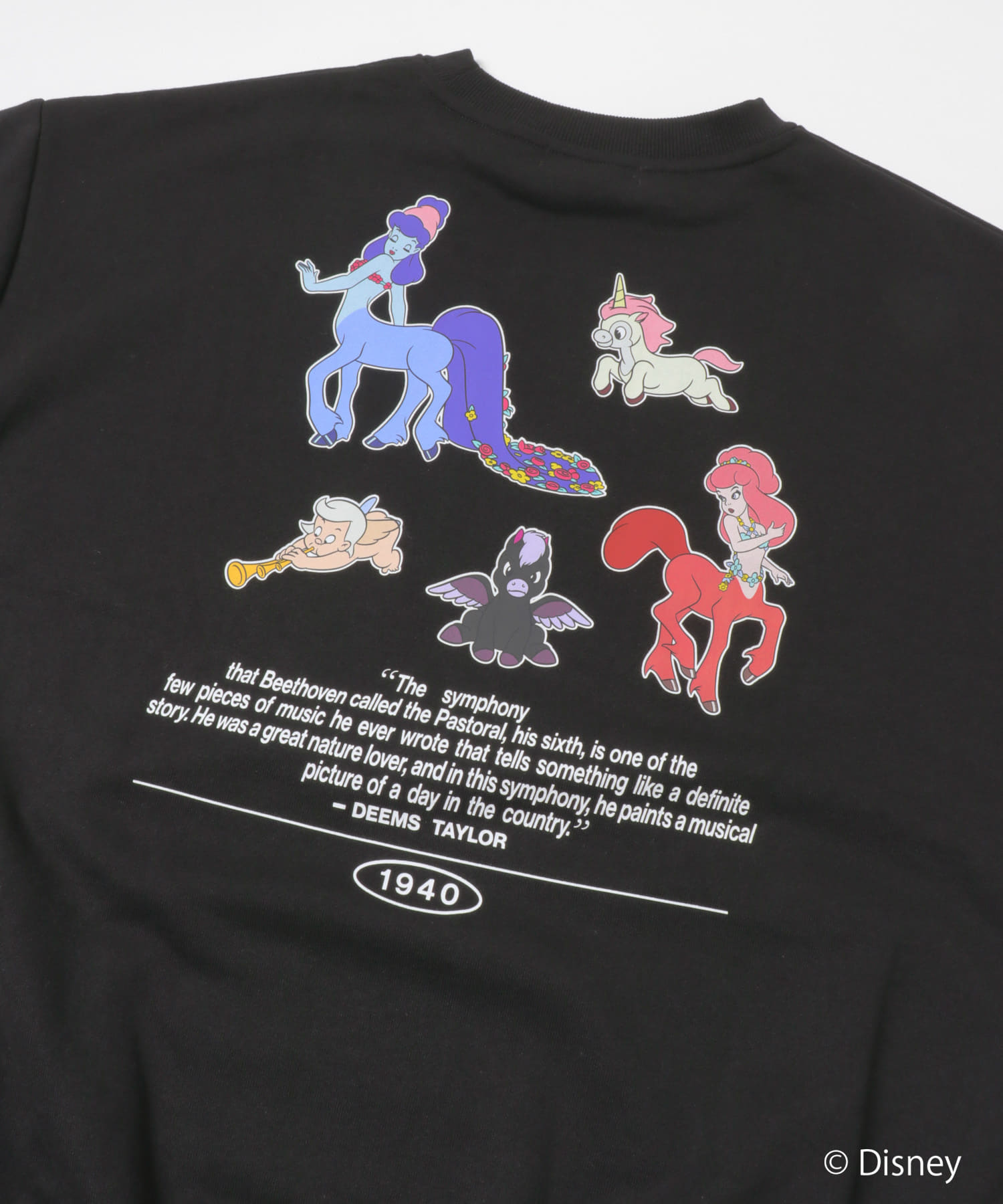 『別注』FANTASIA/クルーネックスウェットB BLACK M