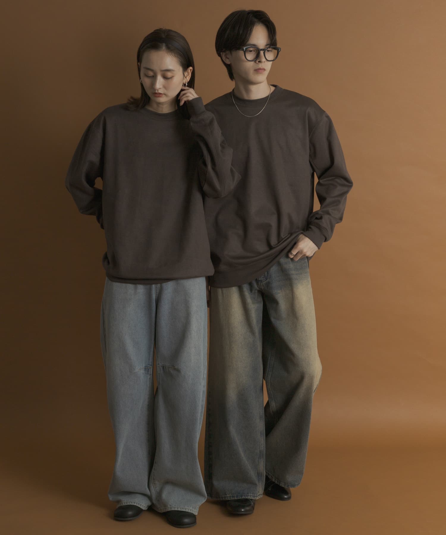 身長：173cm サイズ：L／身長：169cm サイズ：M