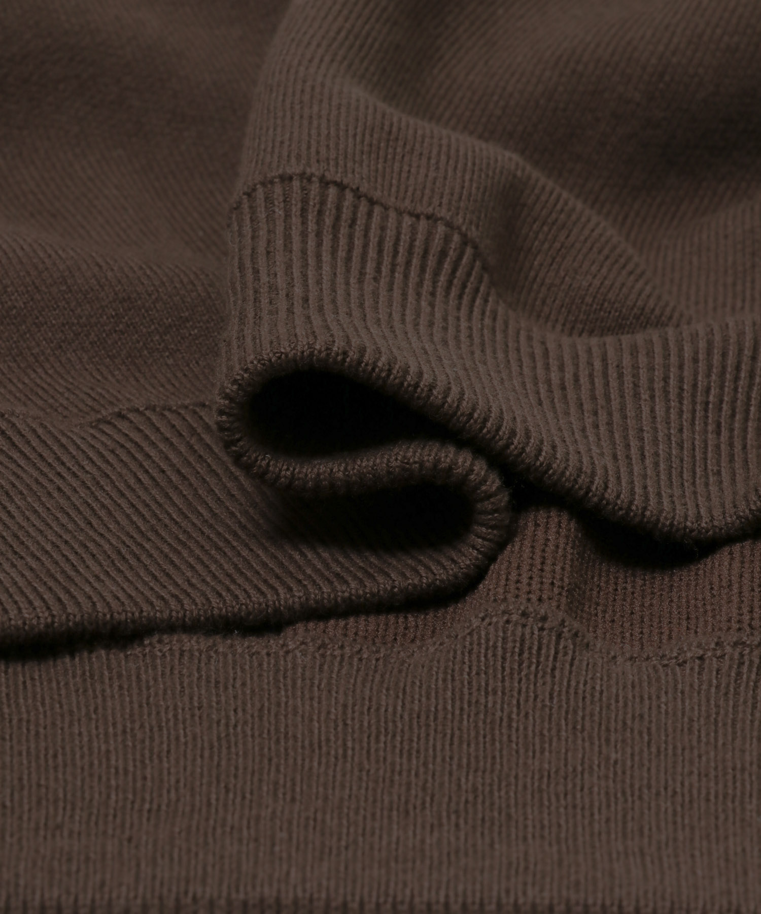 スウェットライクカレッジロゴニット BROWN M