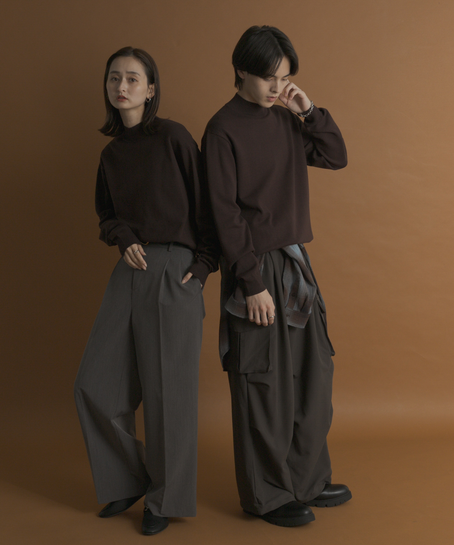 身長：173cm サイズ：L／身長：169cm サイズ：M