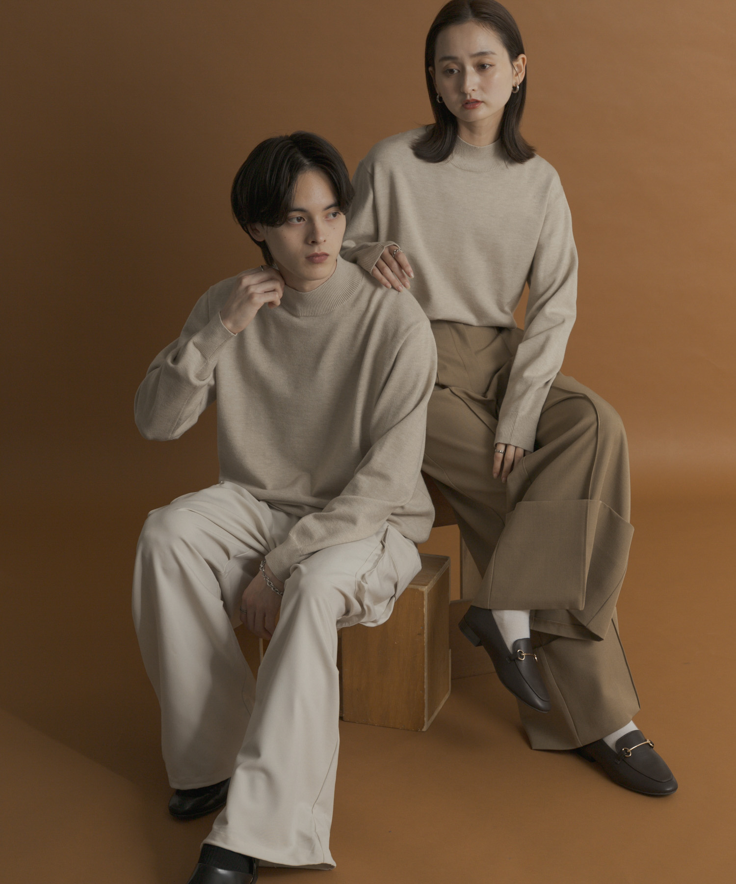 身長：173cm サイズ：L／身長：169cm サイズ：M