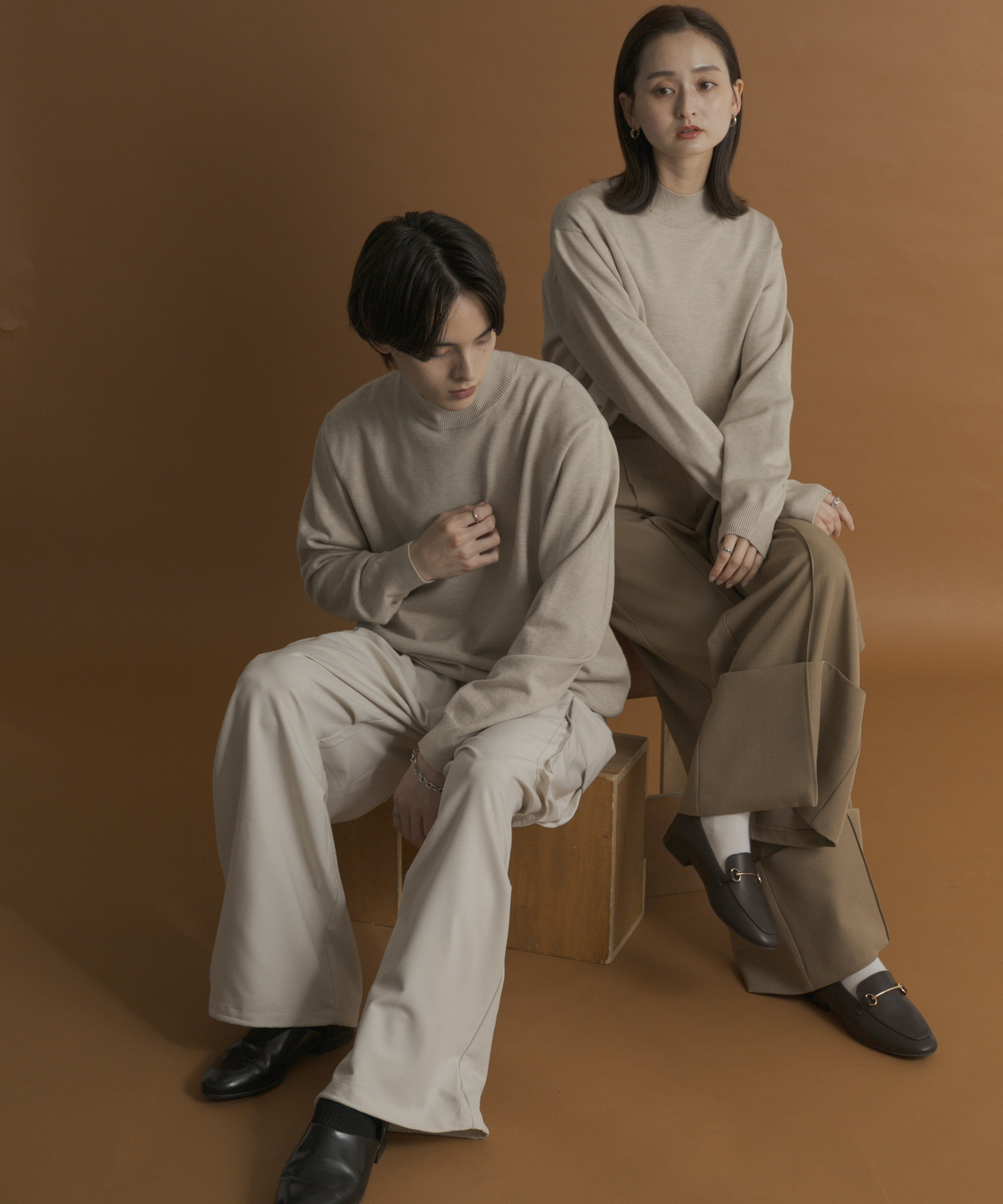 身長：173cm サイズ：L／身長：169cm サイズ：M
