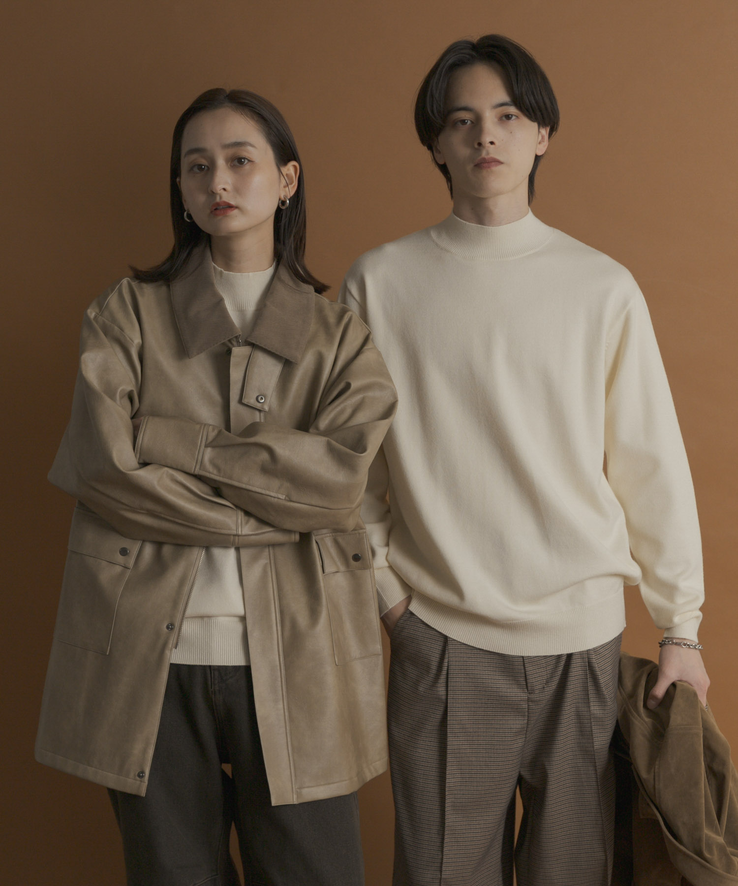 身長：173cm サイズ：L／身長：169cm サイズ：M