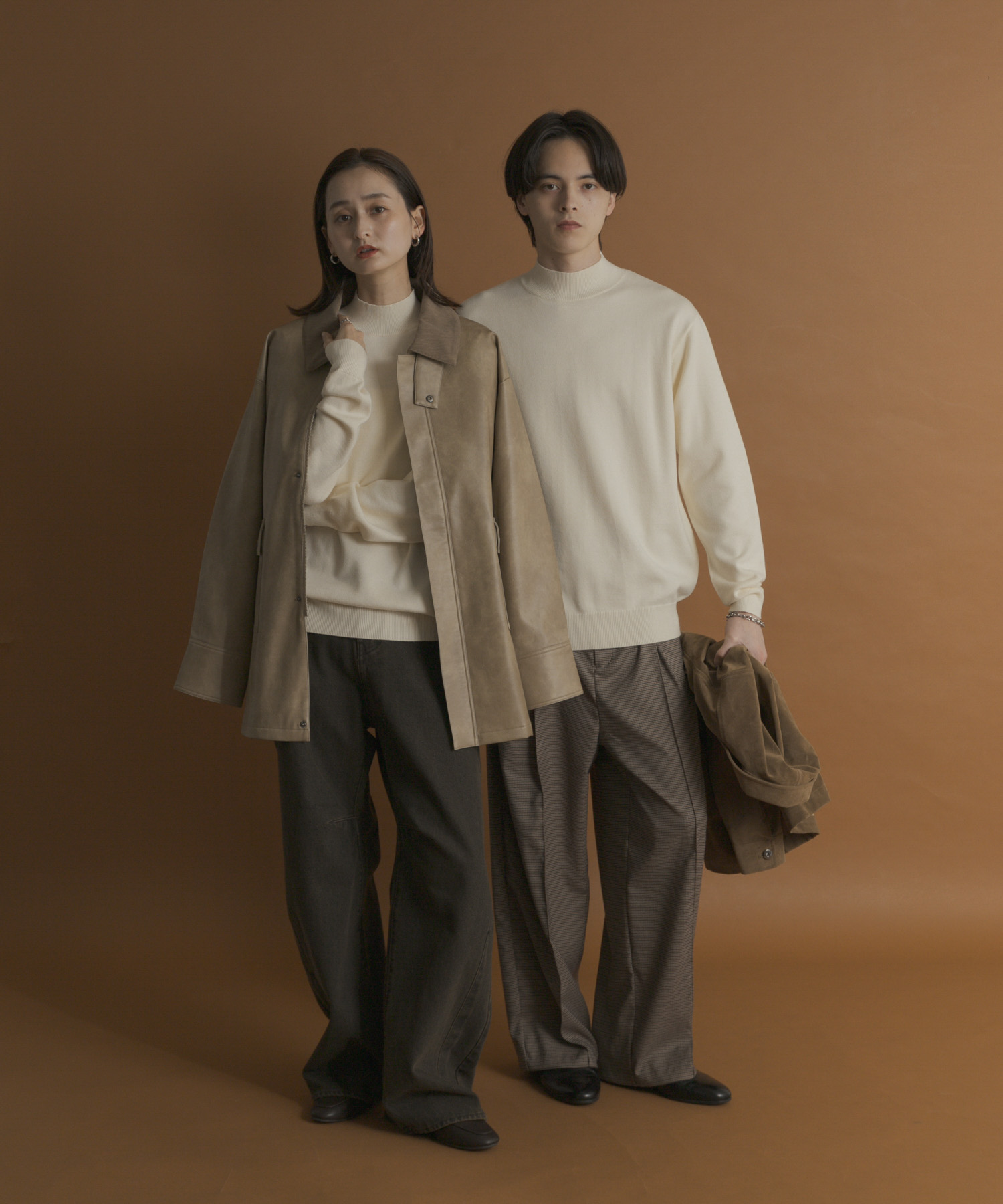 身長：173cm サイズ：L／身長：169cm サイズ：M