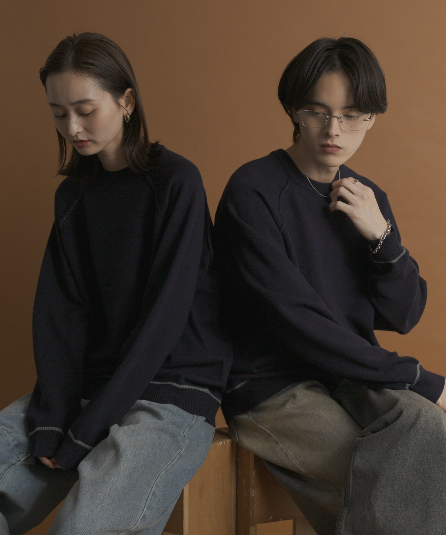 身長：173cm サイズ：L／身長：169cm サイズ：M