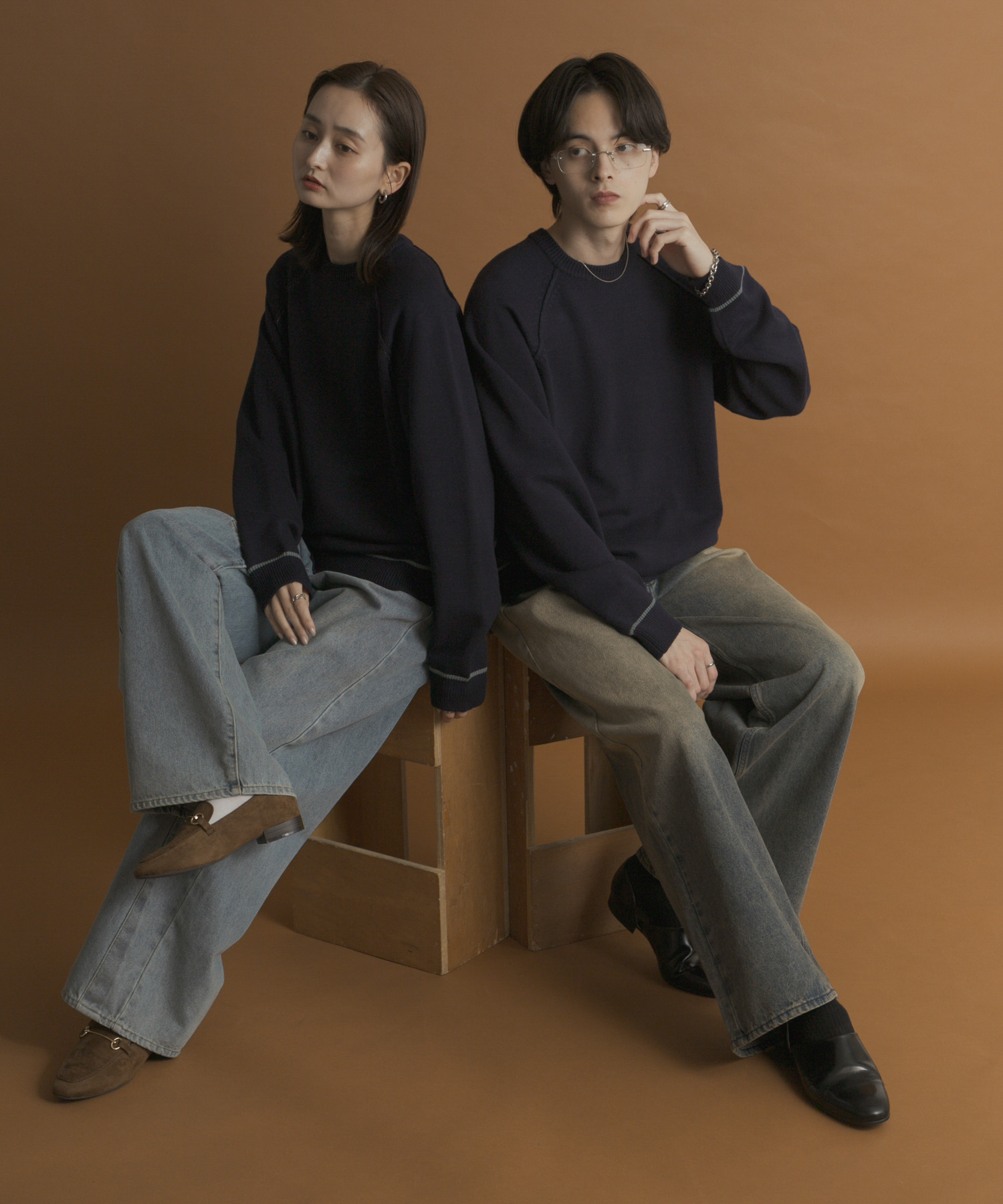 身長：173cm サイズ：L／身長：169cm サイズ：M