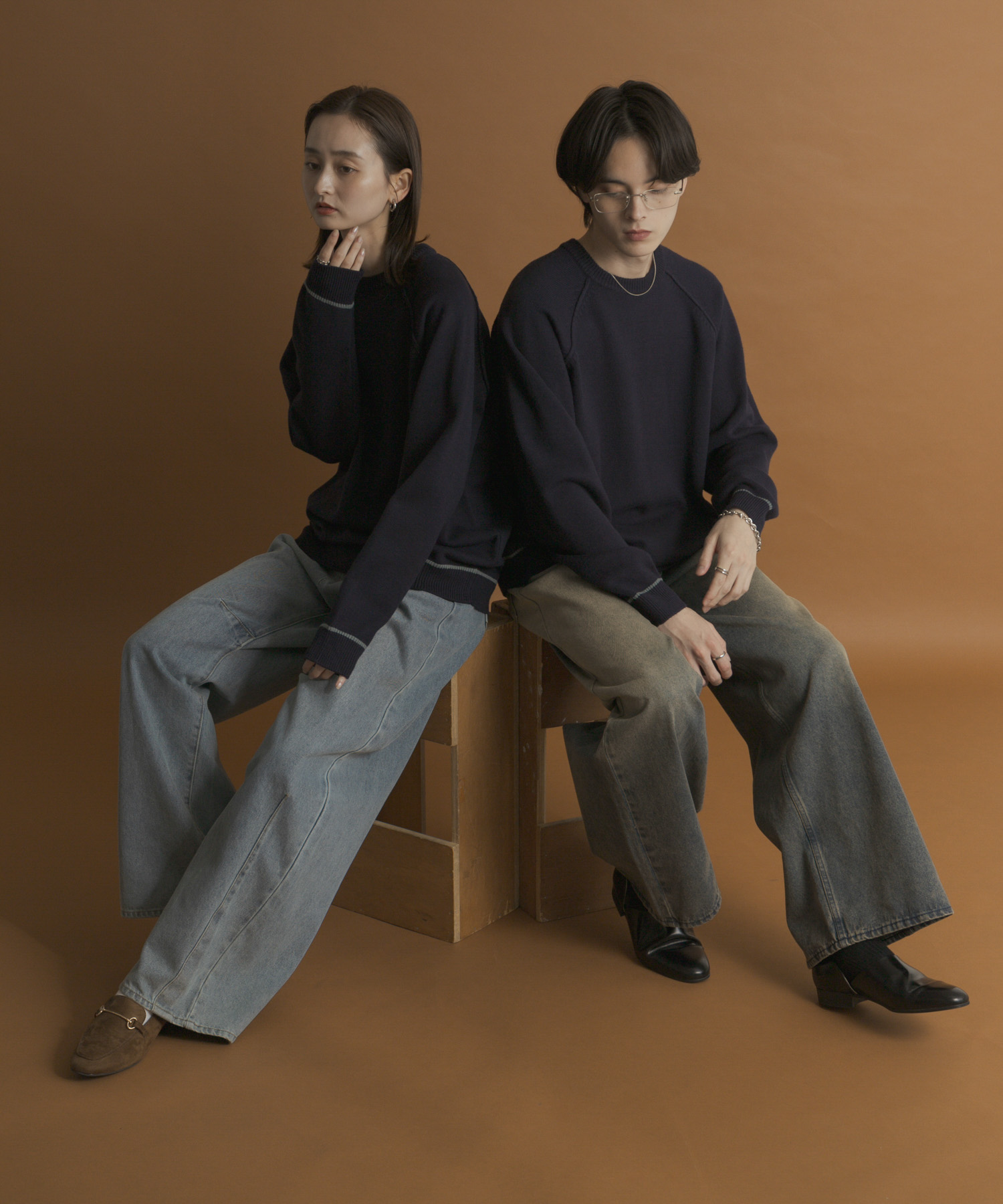 身長：173cm サイズ：L／身長：169cm サイズ：M