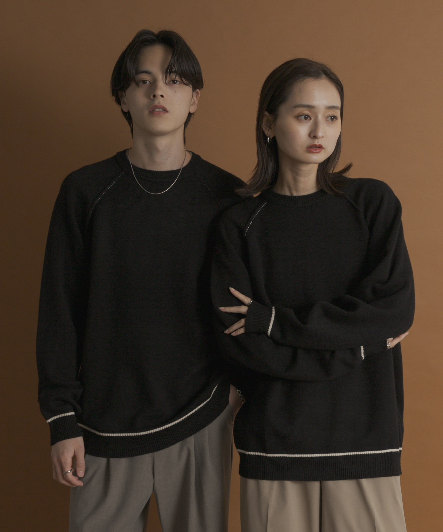 身長：173cm サイズ：L／身長：169cm サイズ：M