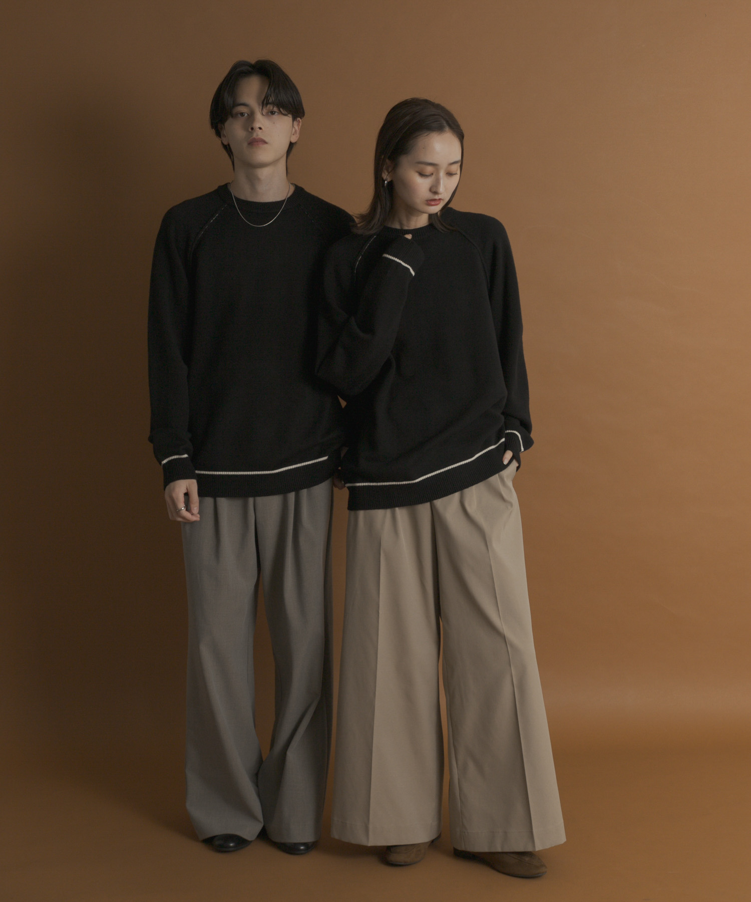 身長：173cm サイズ：L／身長：169cm サイズ：M