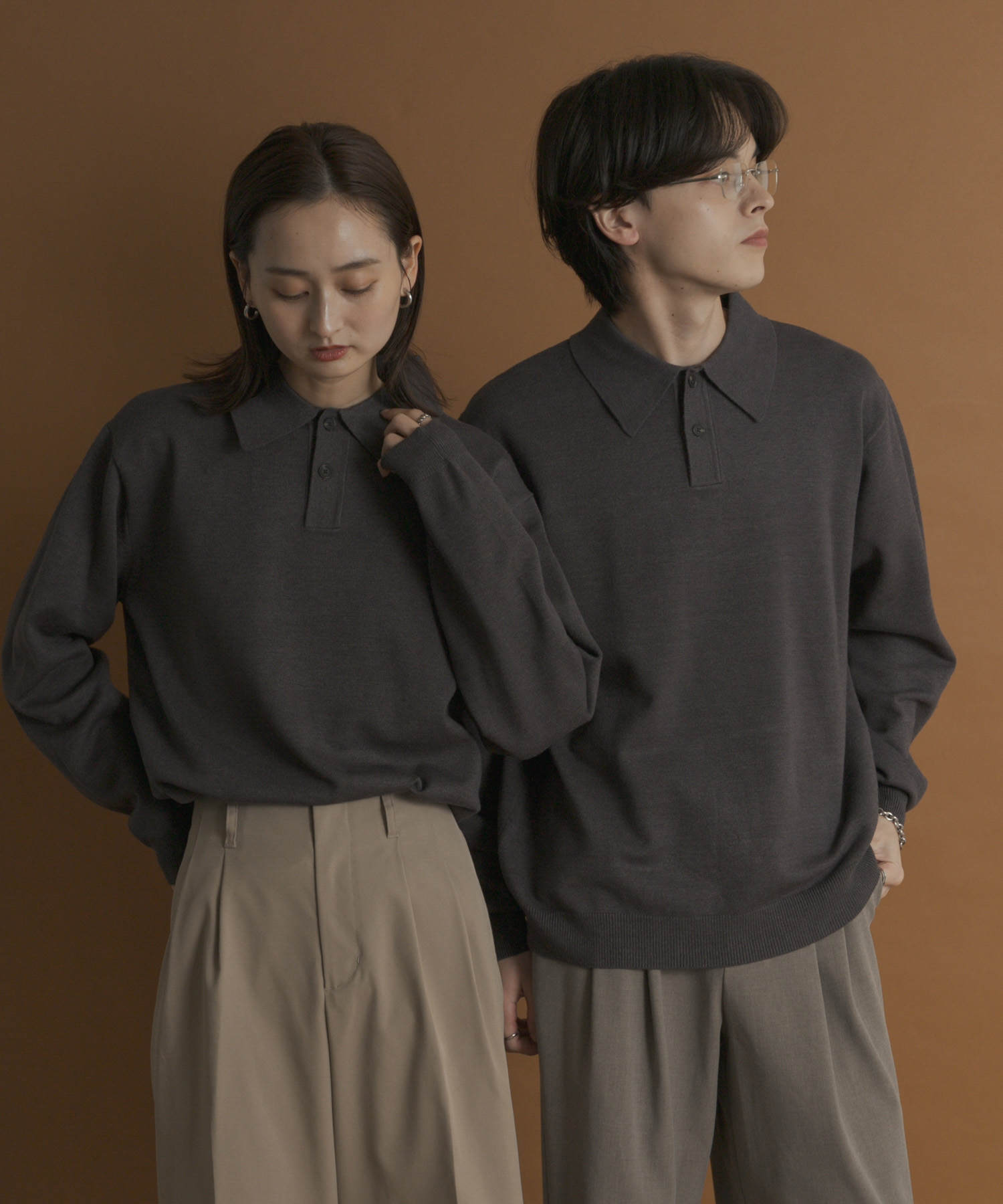 身長：173cm サイズ：L／身長：169cm サイズ：M