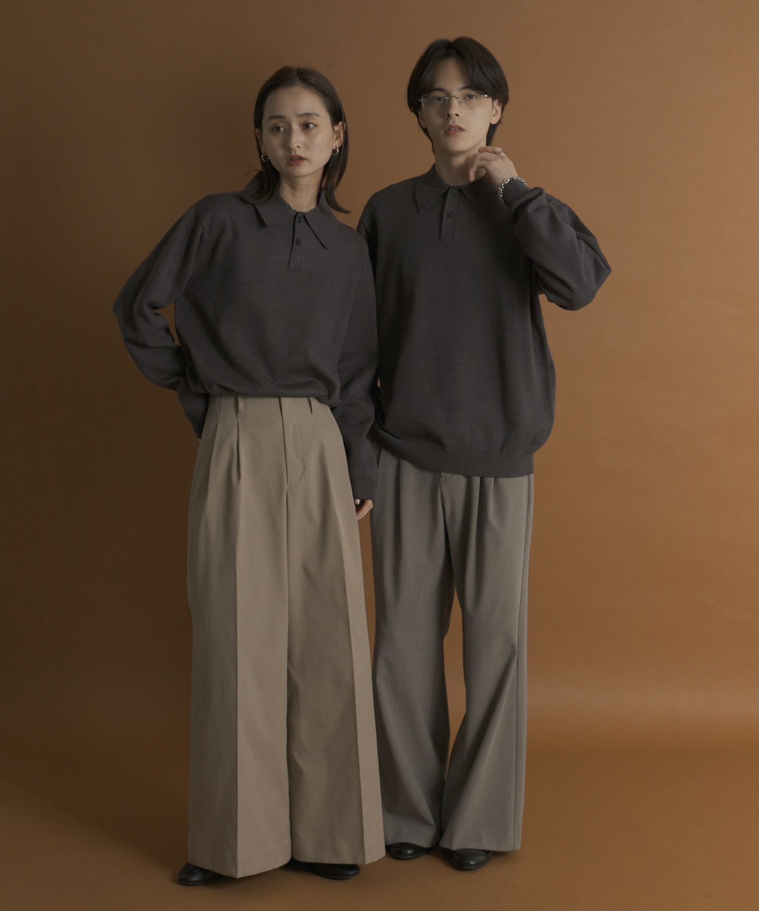 身長：173cm サイズ：L／身長：169cm サイズ：M