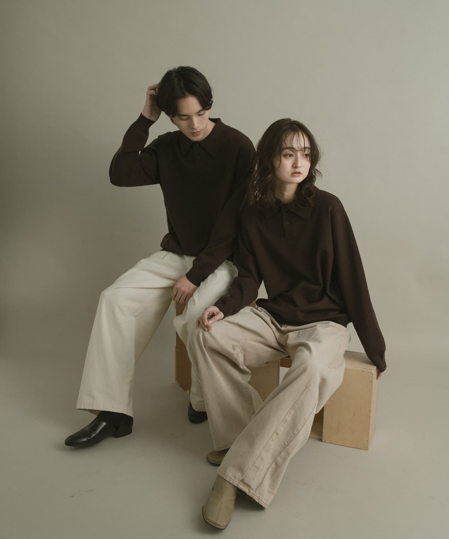 身長：173cm サイズ：L／身長：169cm サイズ：M