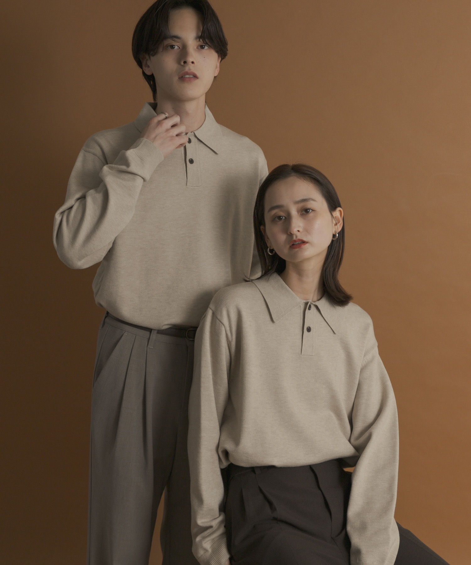 身長：173cm サイズ：L／身長：169cm サイズ：M