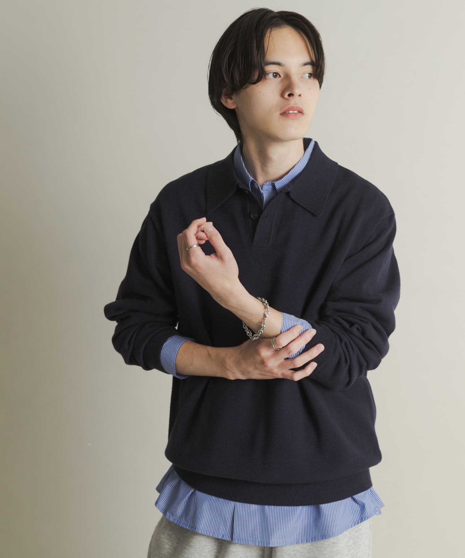 身長：173cm サイズ：L