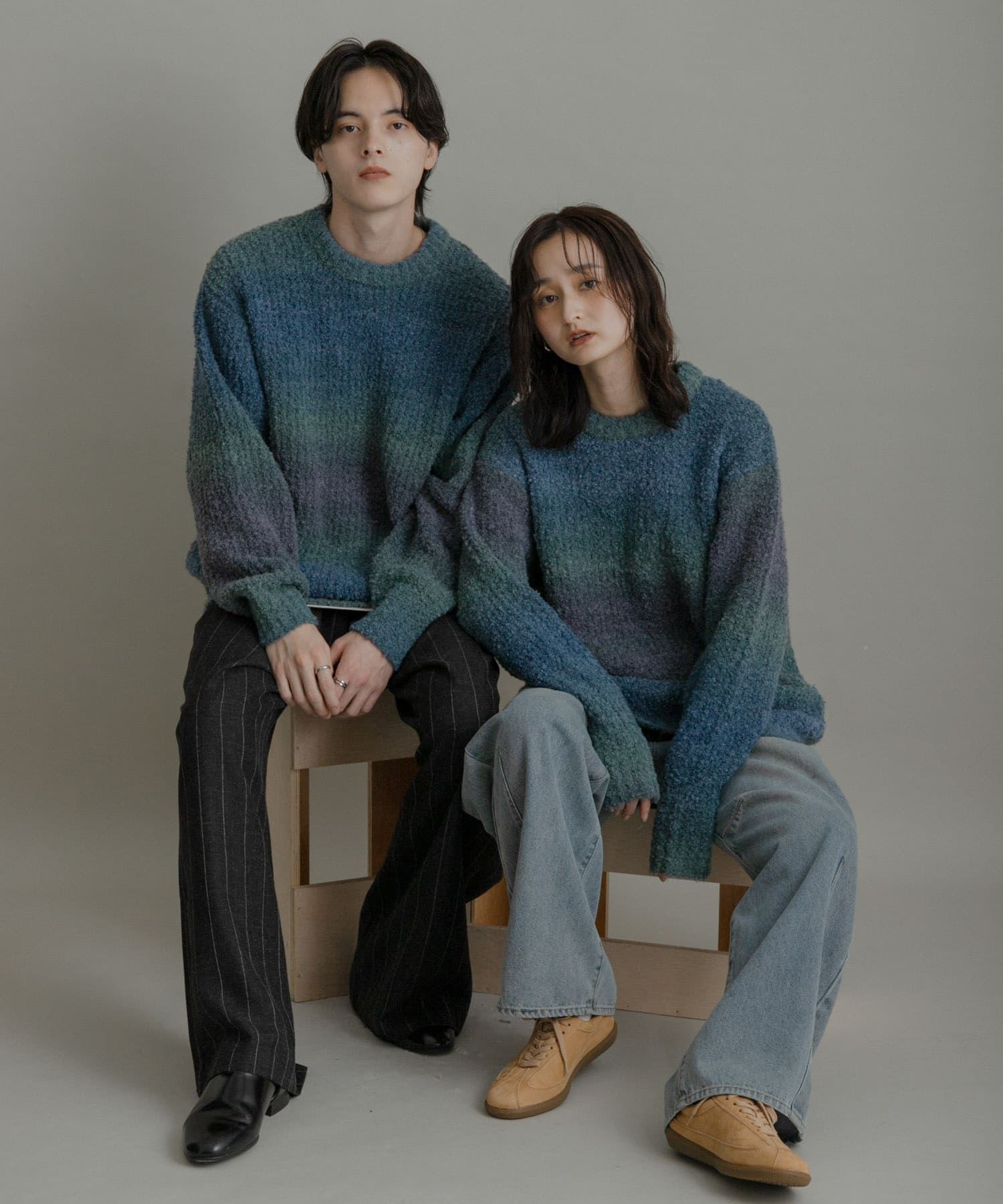 身長：169cm サイズ：M／身長：173cm サイズ：L